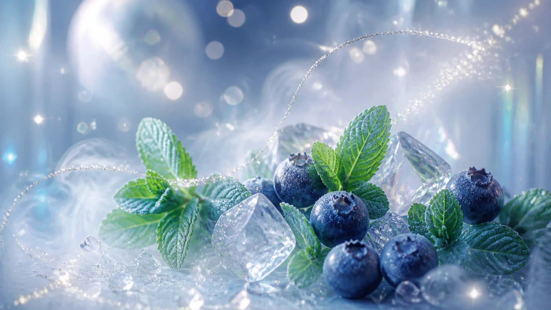 LTD 9000 Blueberry Mint flavour concept artwork