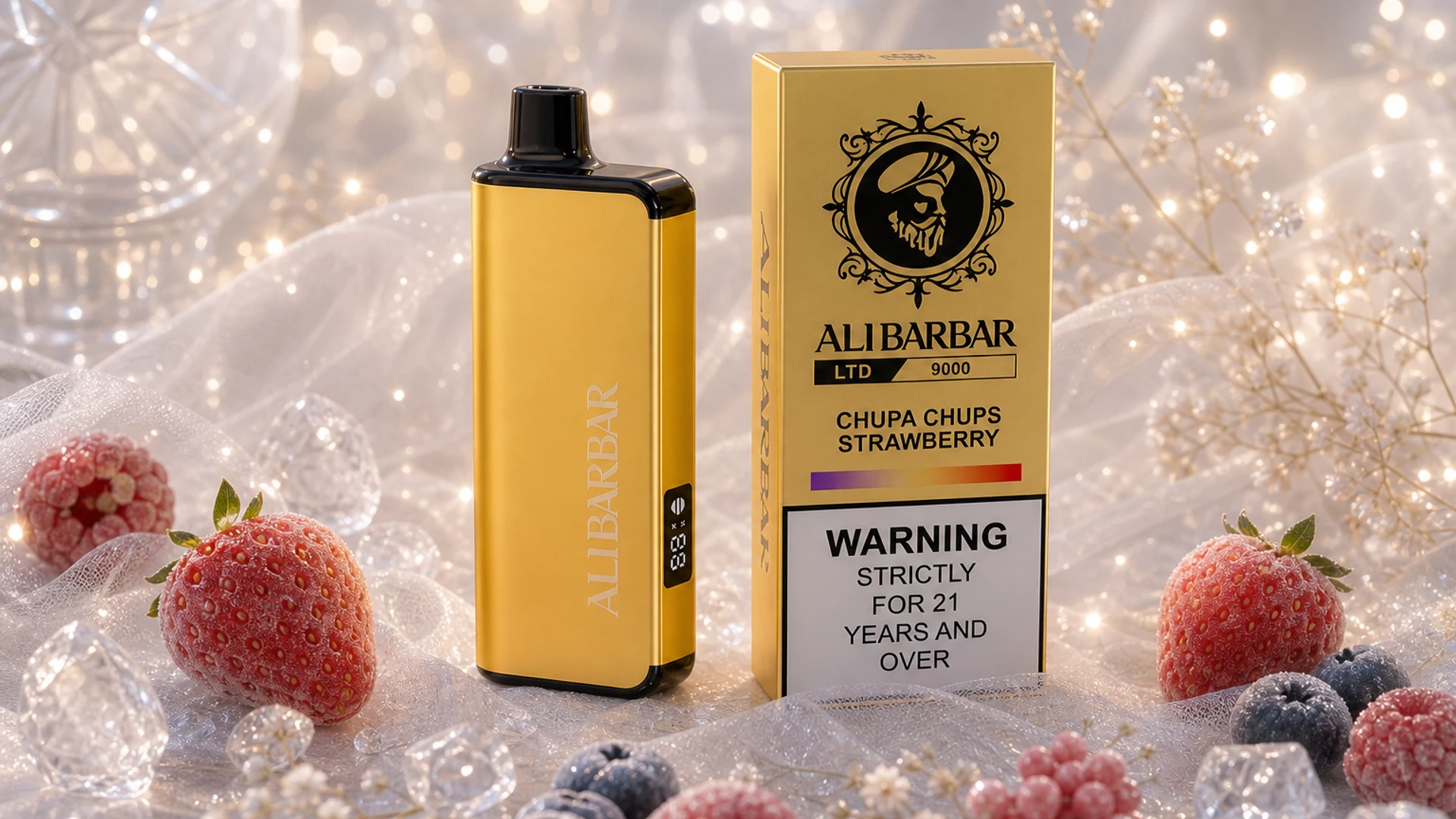 LTD 9000 Chupa Chups Strawberry lifestyle flavour scene