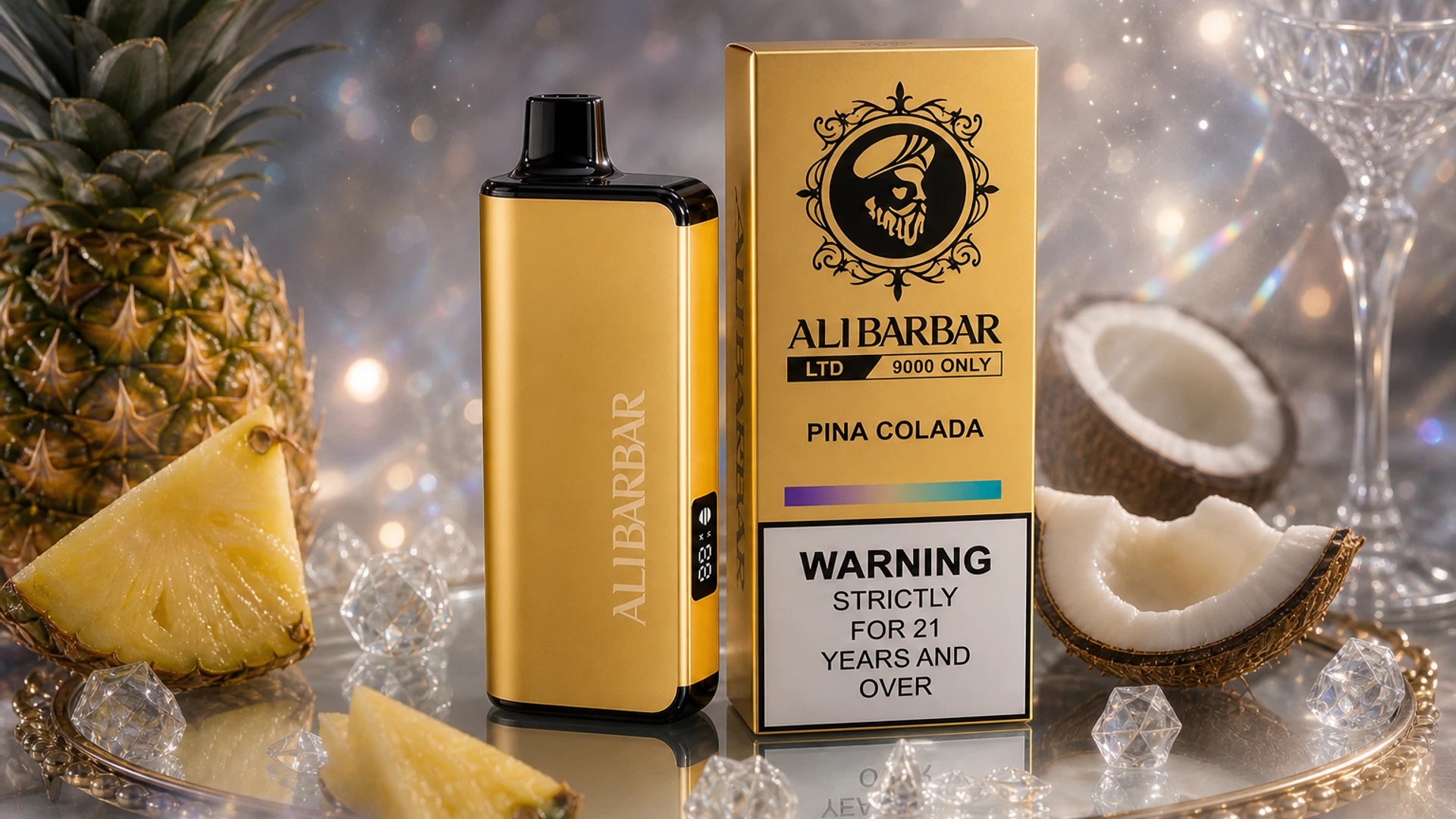 LTD 9000 Pina Colada lifestyle flavour scene
