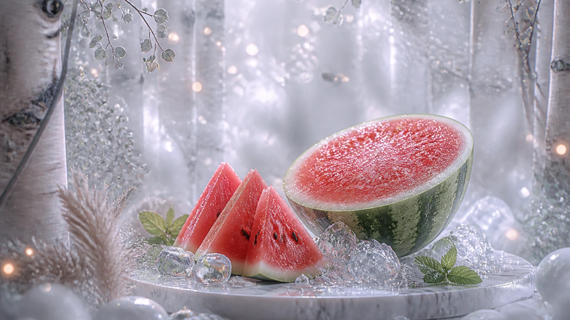 LTD 9000 Watermelon Ice flavour concept artwork