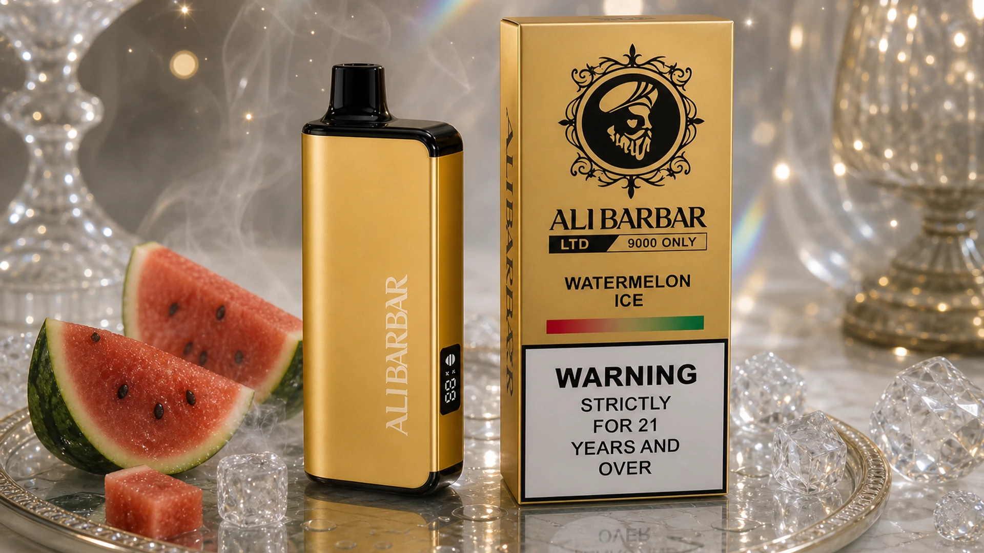 LTD 9000 Watermelon Ice lifestyle flavour scene
