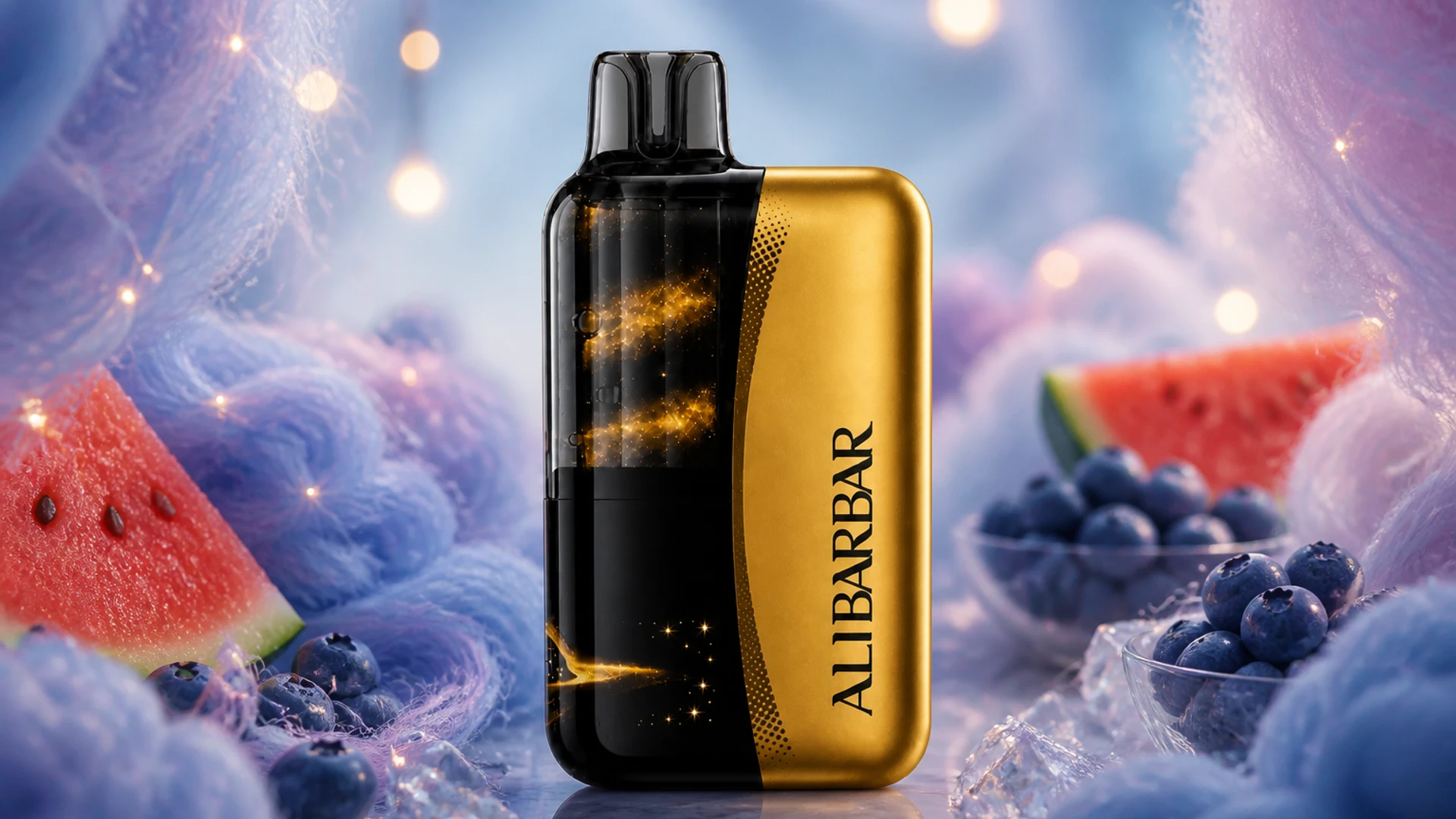 ALIBARBAR Swirl 13000 Blueberry Watermelon atmospheric flavour artwork