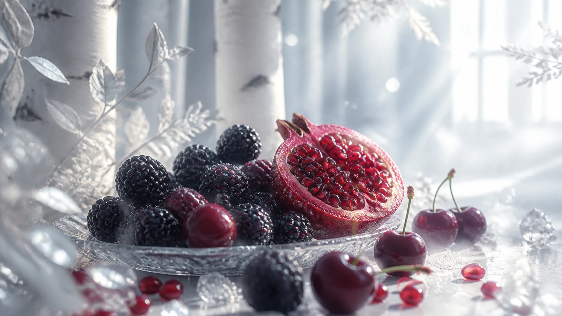 ALIBARBAR TEQ 12000 Blackberry Pomegranate Cherry flavour concept artwork