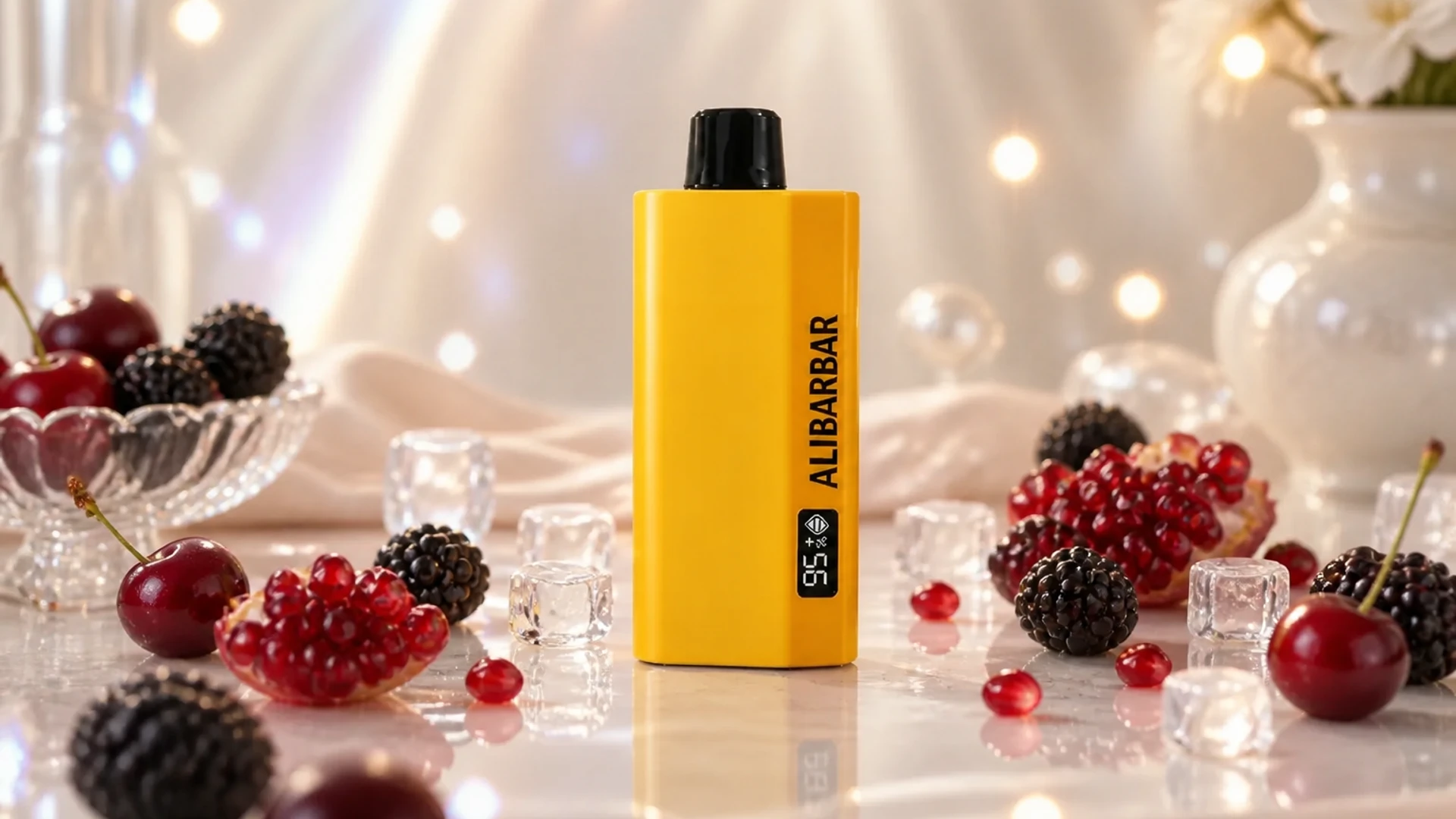 ALIBARBAR TEQ 12000 Blackberry Pomegranate Cherry lifestyle flavour scene