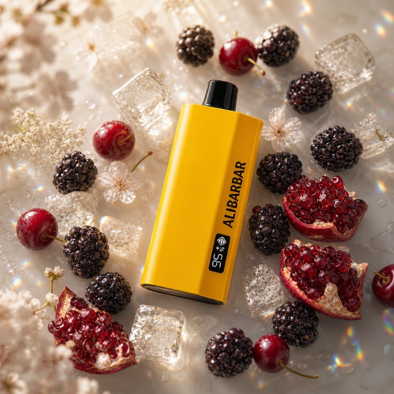 ALIBARBAR TEQ 12000 Blackberry Pomegranate Cherry flavour product image
