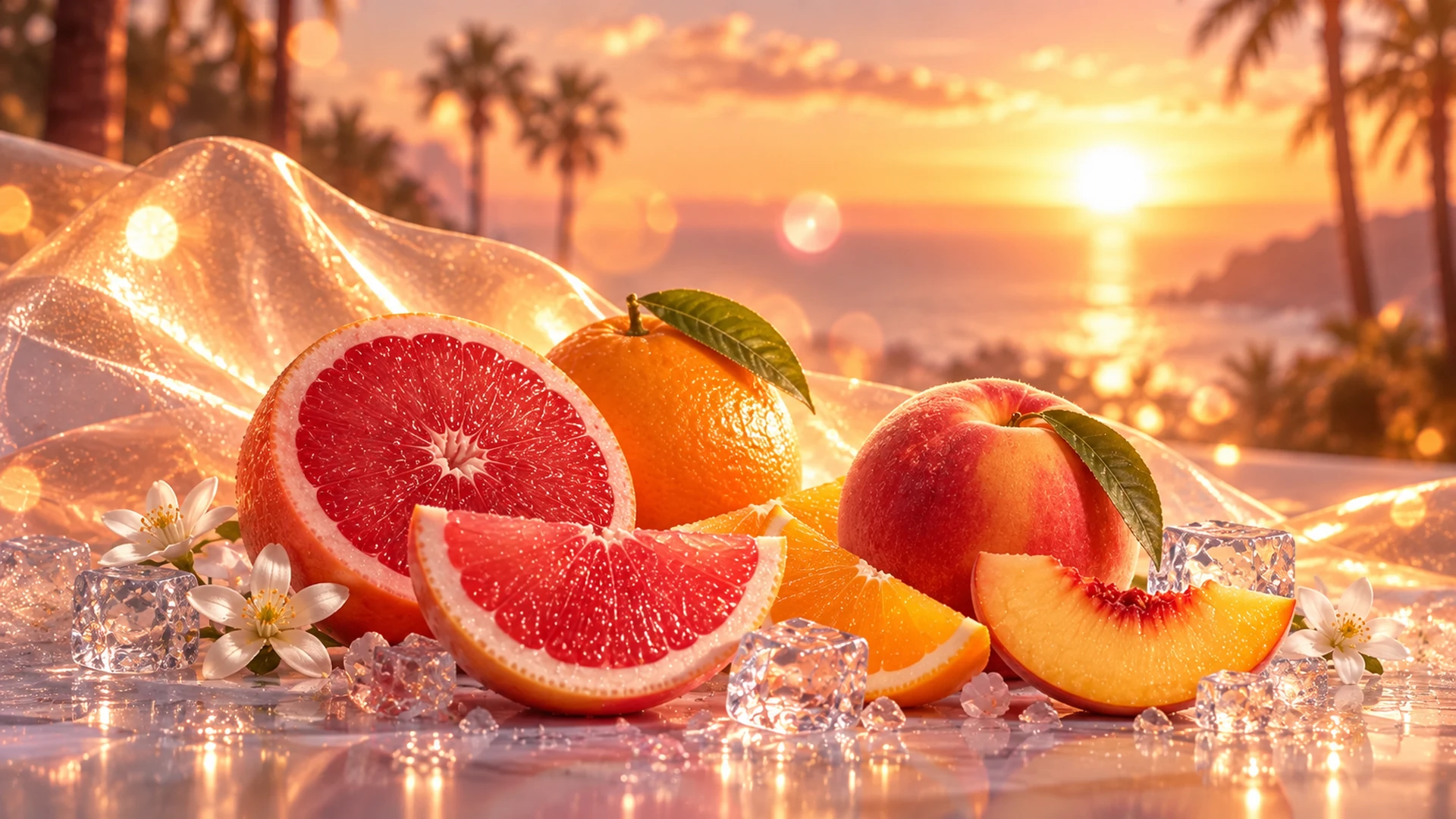 ALIBARBAR TEQ 12000 California Sunset flavour concept artwork