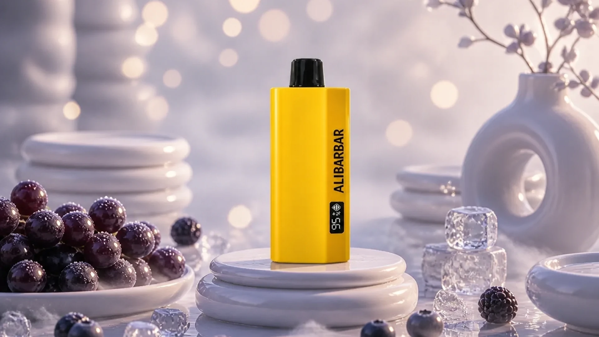 ALIBARBAR TEQ 12000 Grape Ice lifestyle flavour scene