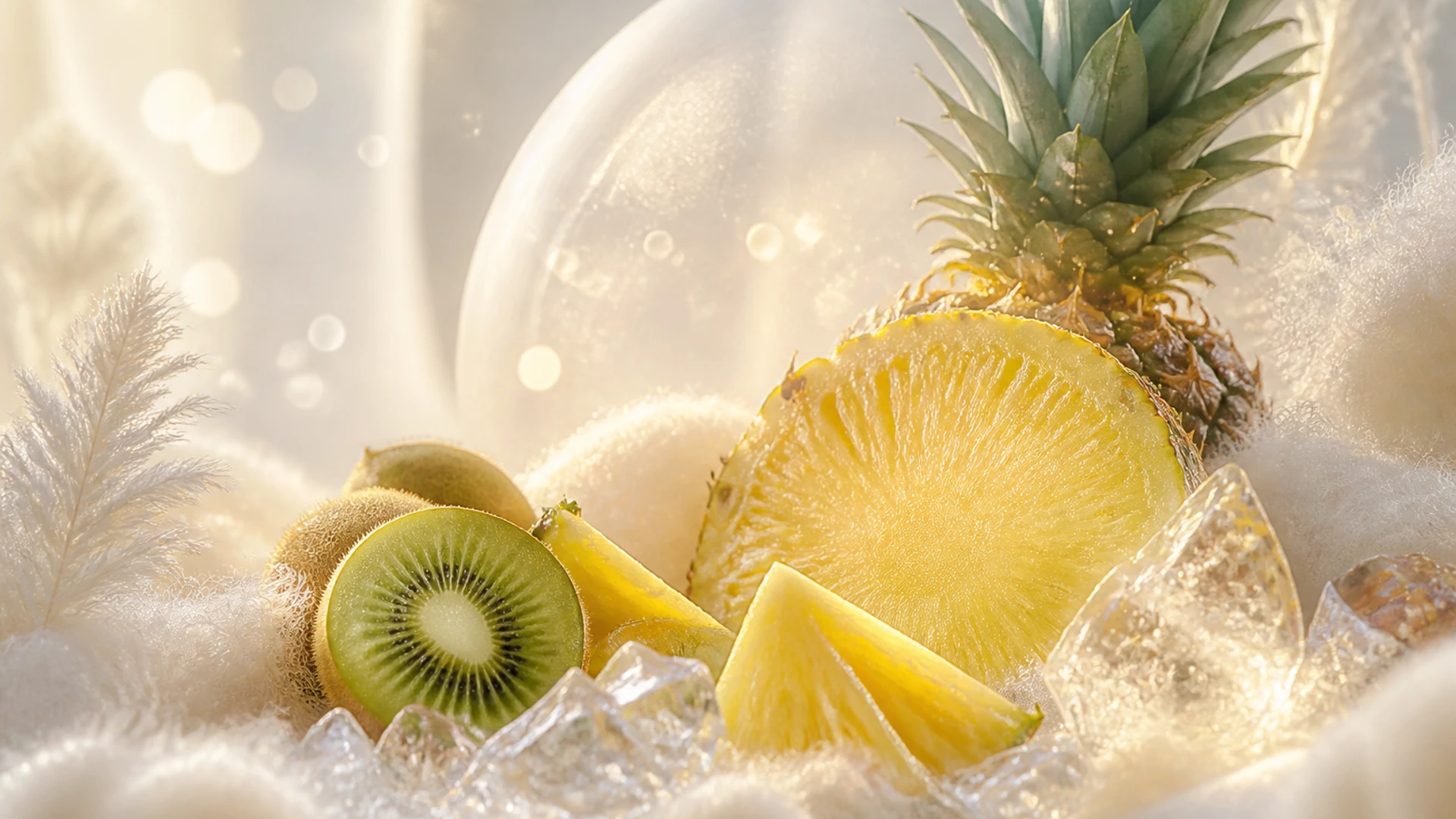 ALIBARBAR TEQ 12000 Kiwi Pineapple flavour concept artwork