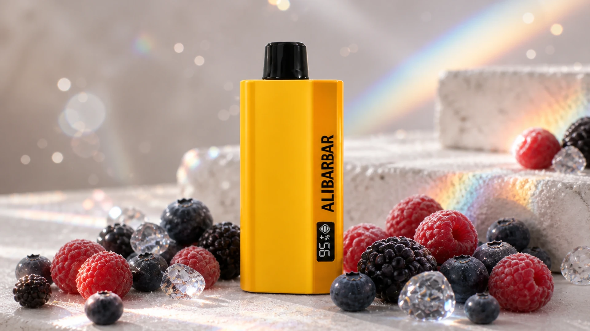 ALIBARBAR TEQ 12000 Quadruple Berry atmospheric flavour artwork