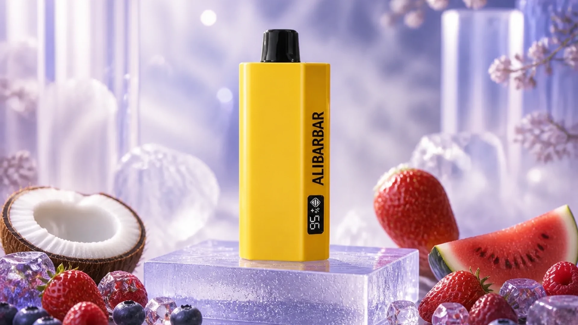 ALIBARBAR TEQ 12000 Strawberry Coconut Watermelon lifestyle flavour scene