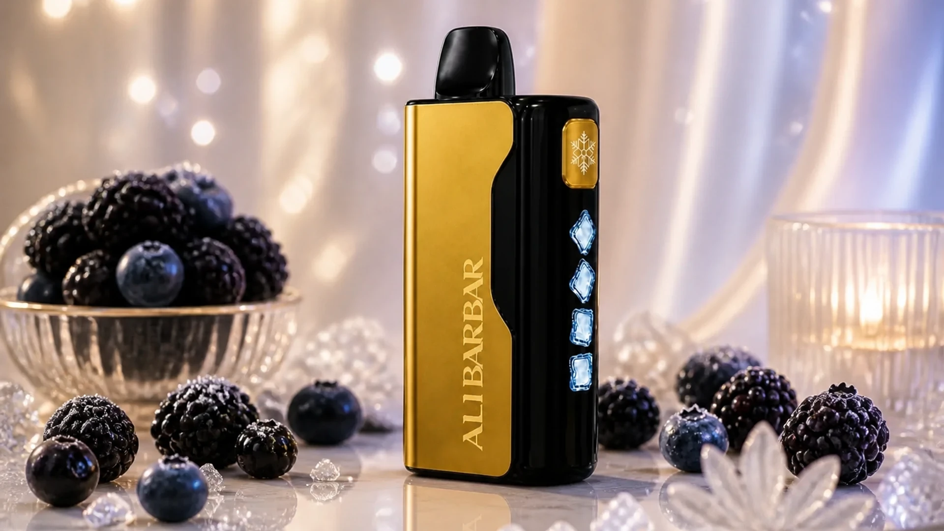 ALIBARBAR 12000 Blackberry Ice lifestyle flavour scene