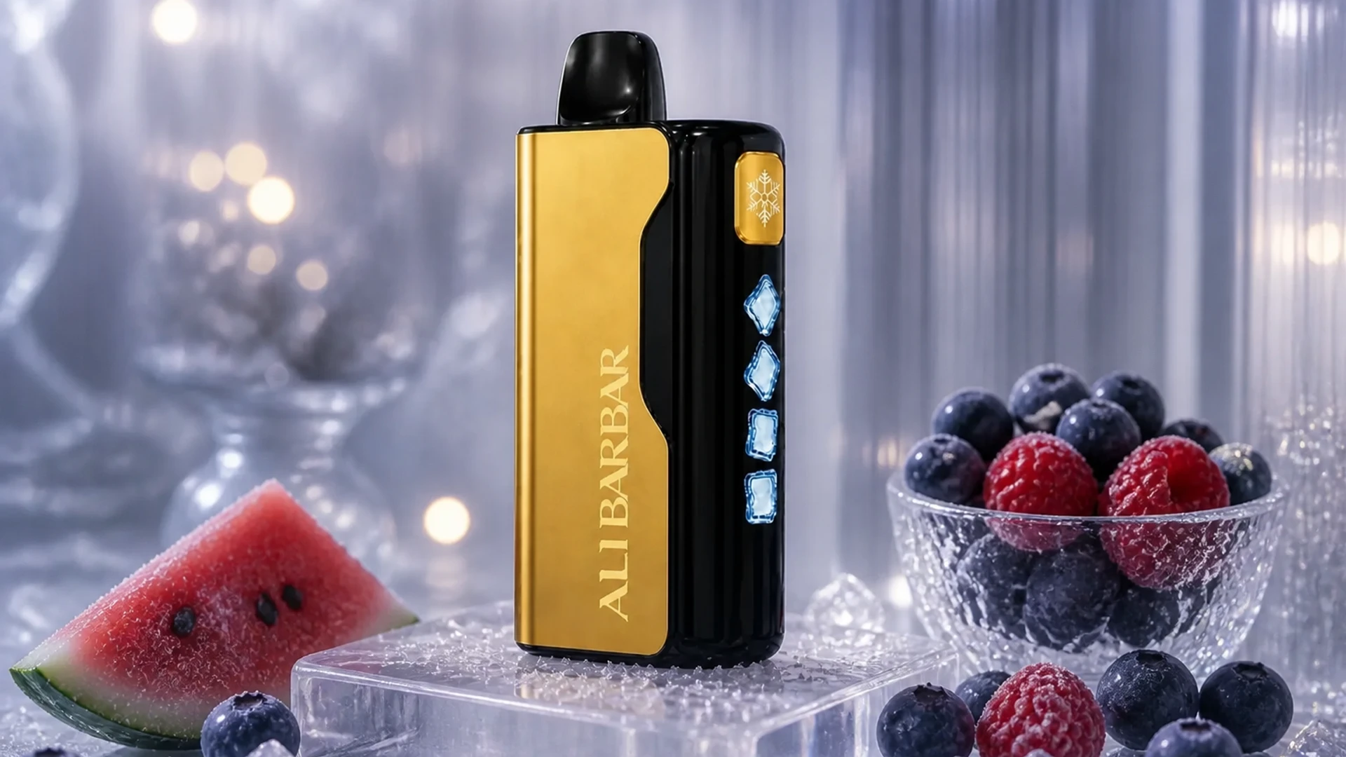 ALIBARBAR 12000 Blueberry Watermelon lifestyle flavour scene