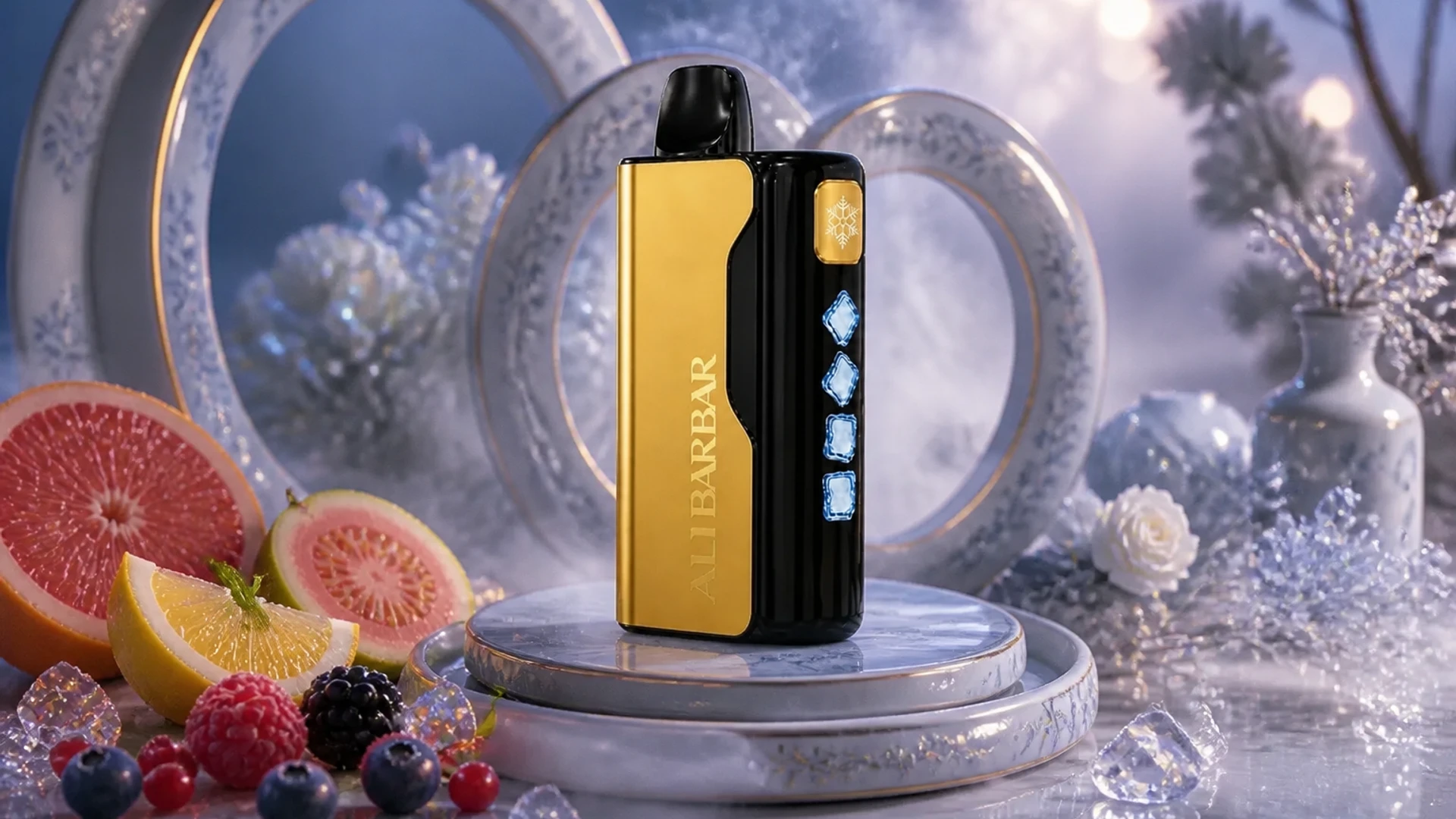 ALIBARBAR 12000 Grapefruit Guava Lemon lifestyle flavour scene