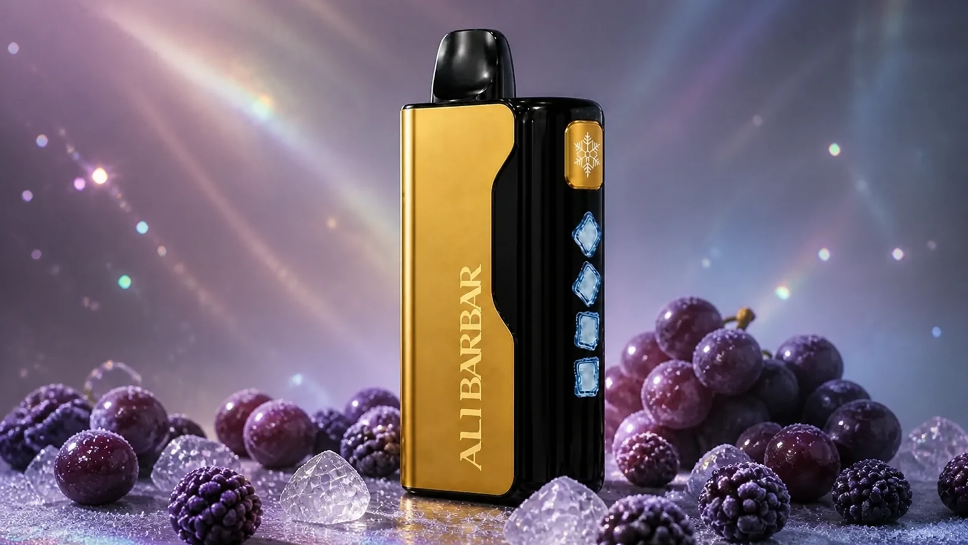 ALIBARBAR 12000 Hubba Bubba Grape atmospheric flavour artwork