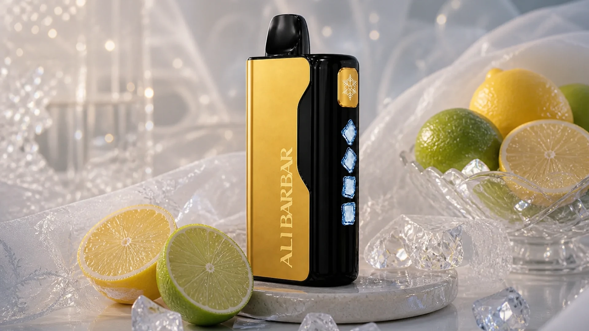 ALIBARBAR 12000 Lemon Lime lifestyle flavour scene