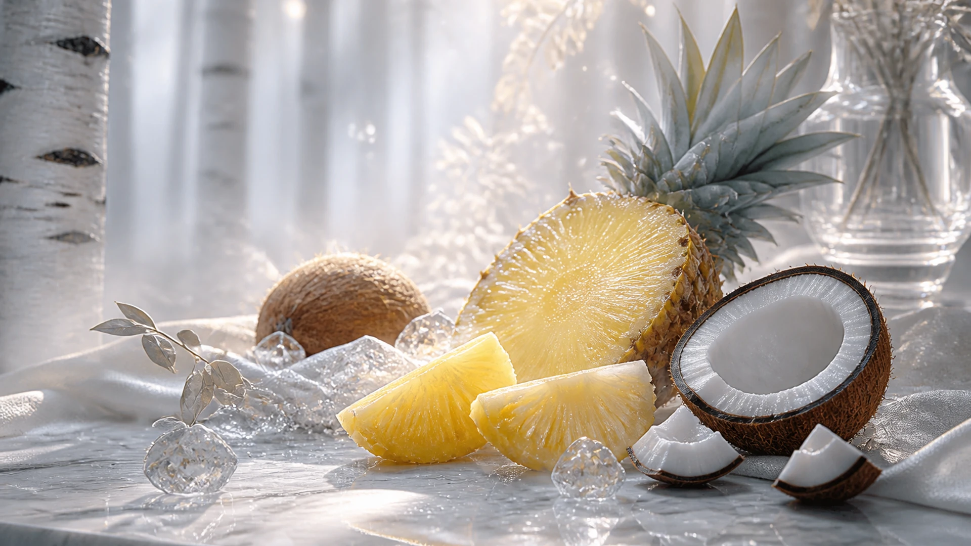 ALIBARBAR 12000 Pineapple Coconut flavour concept artwork