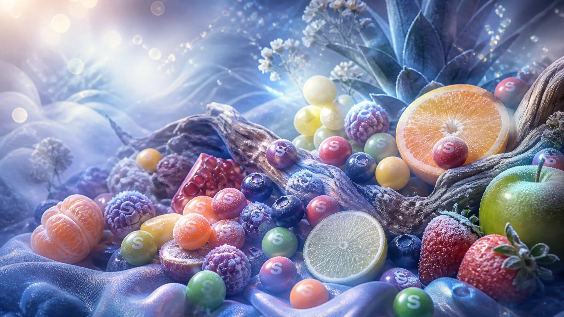 ALIBARBAR 12000 Skittles flavour concept artwork