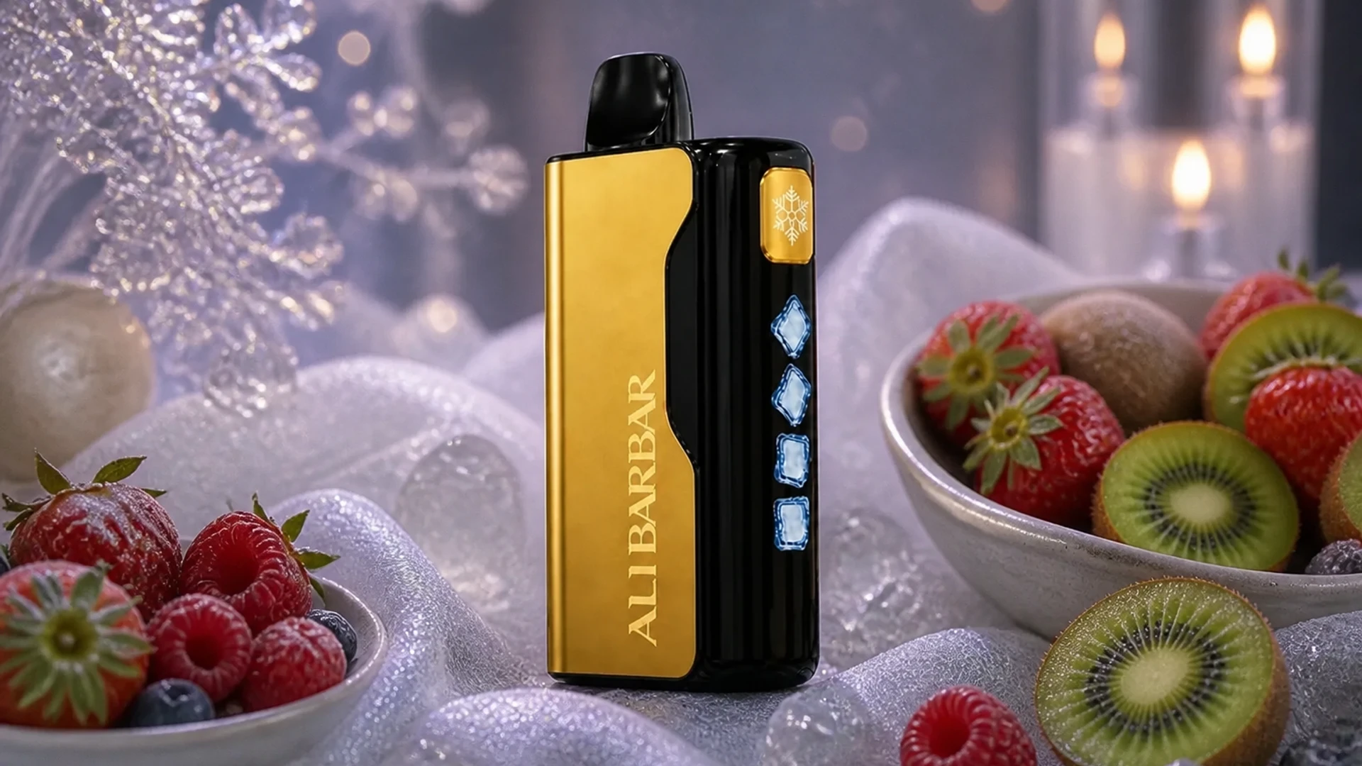 ALIBARBAR 12000 Strawberry Kiwi lifestyle flavour scene