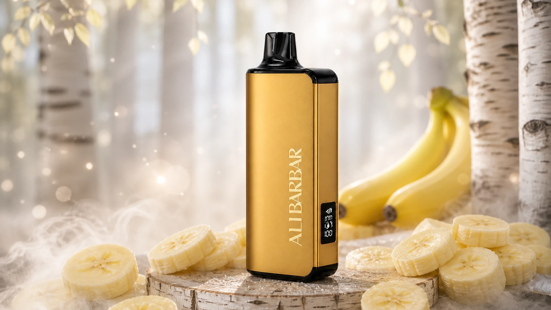 ALIBARBAR 9000 Banana Buzz lifestyle flavour scene