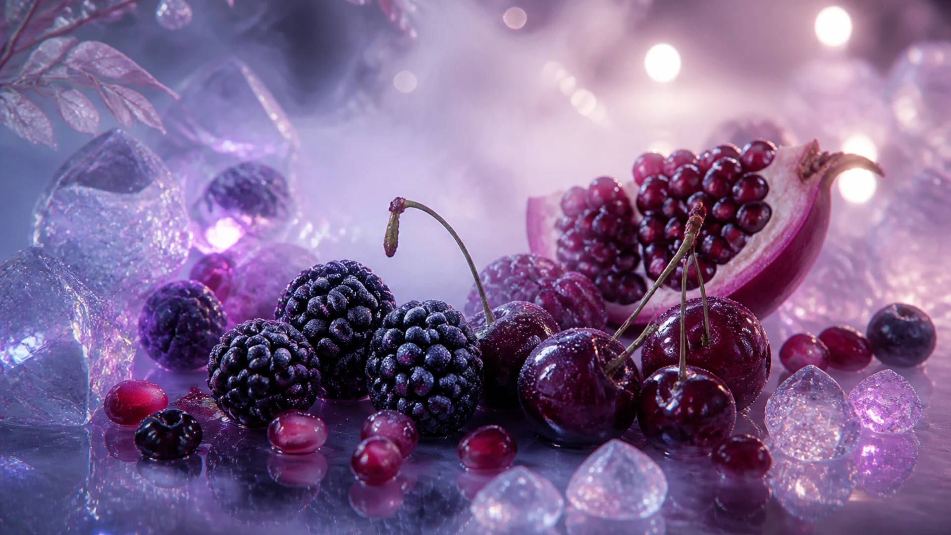 ALIBARBAR 9000 Blackberry Pomegranate Cherry flavour concept artwork