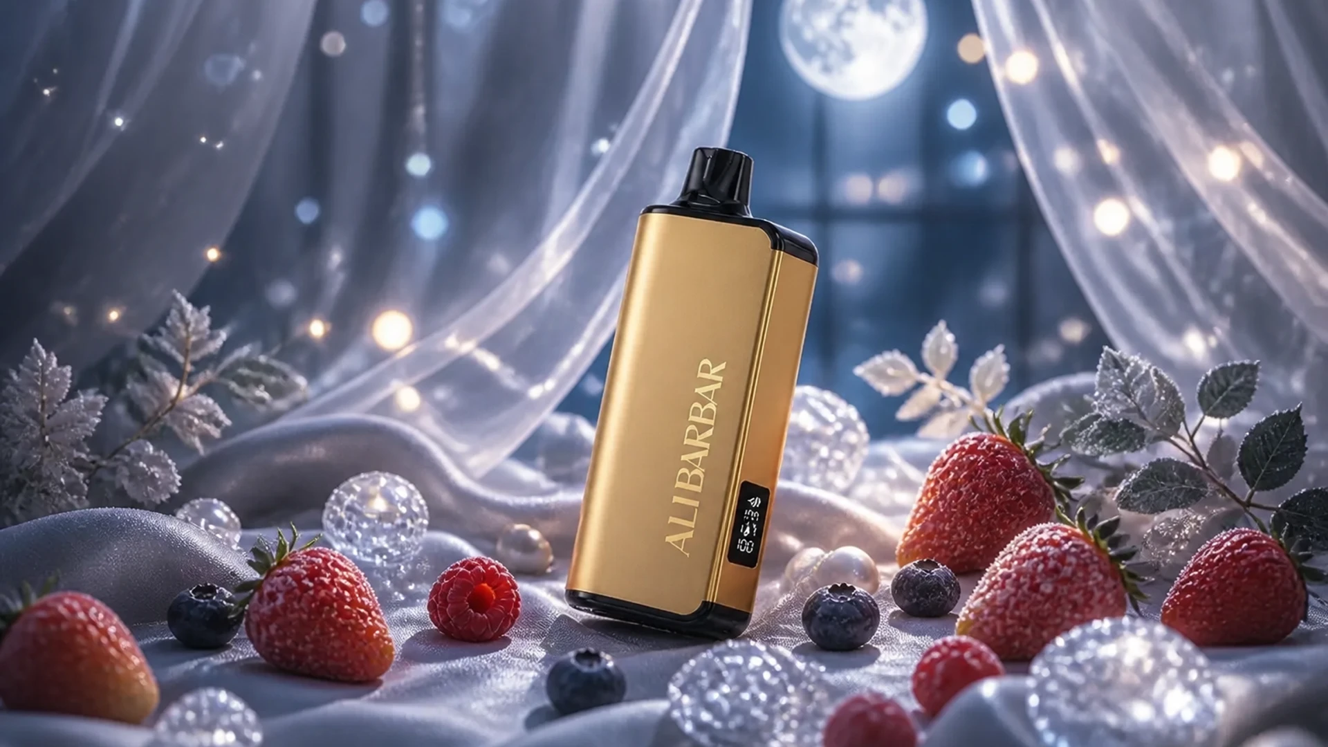 ALIBARBAR 9000 Chupa Chups Strawberry atmospheric flavour artwork