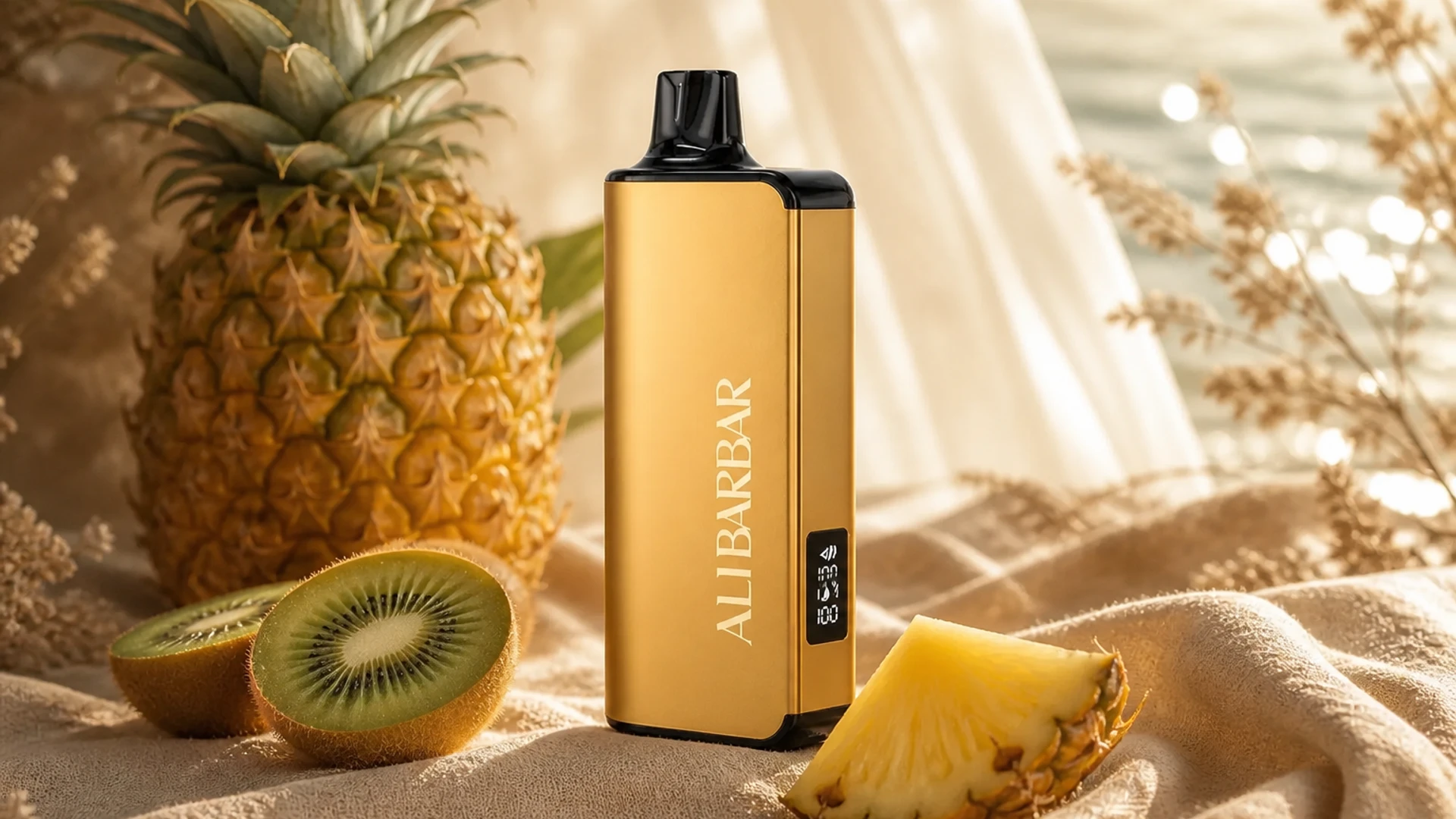 ALIBARBAR 9000 Kiwi Pineapple atmospheric flavour artwork