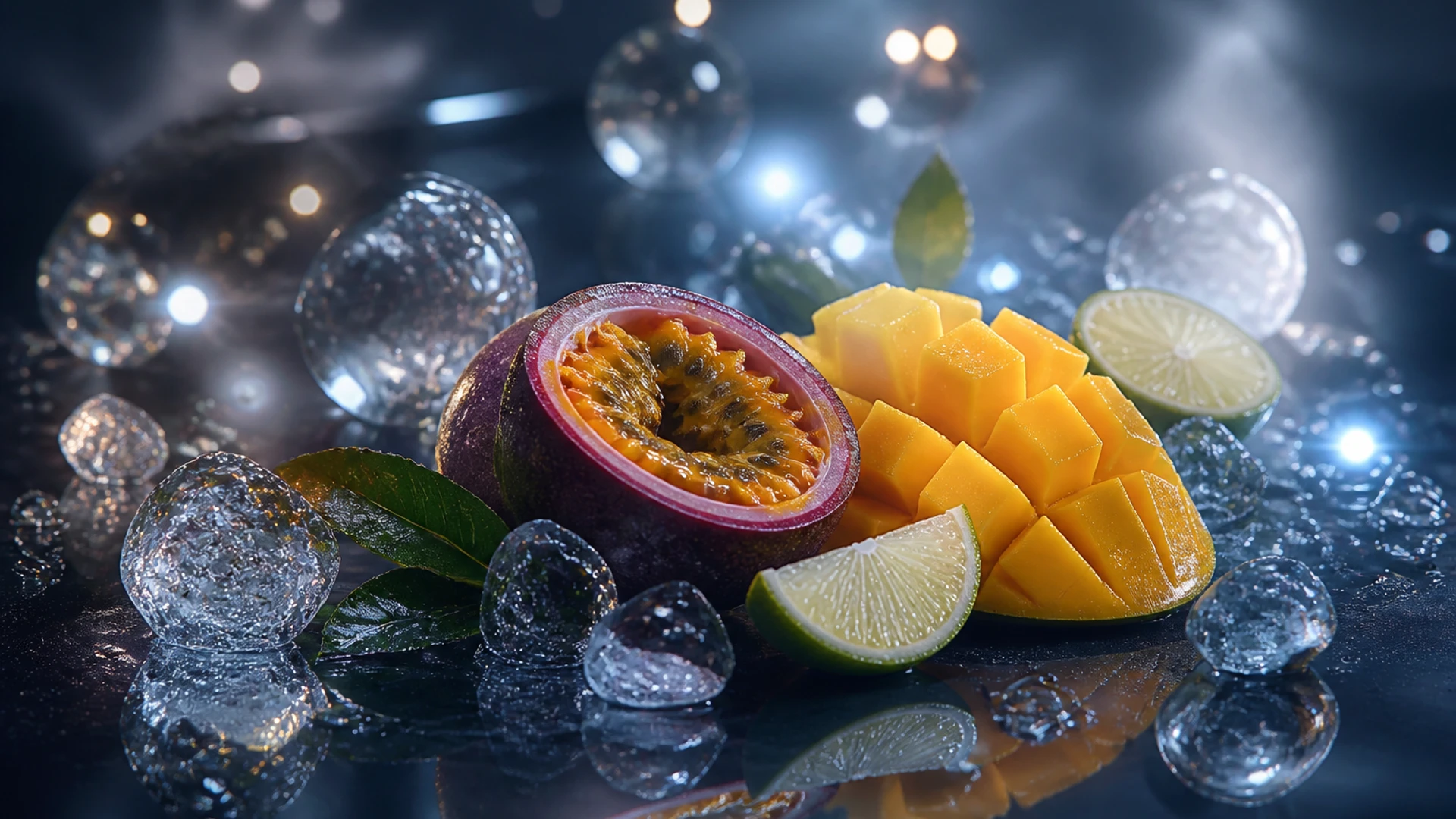 ALIBARBAR 9000 Passionfruit Mango Lime flavour concept artwork