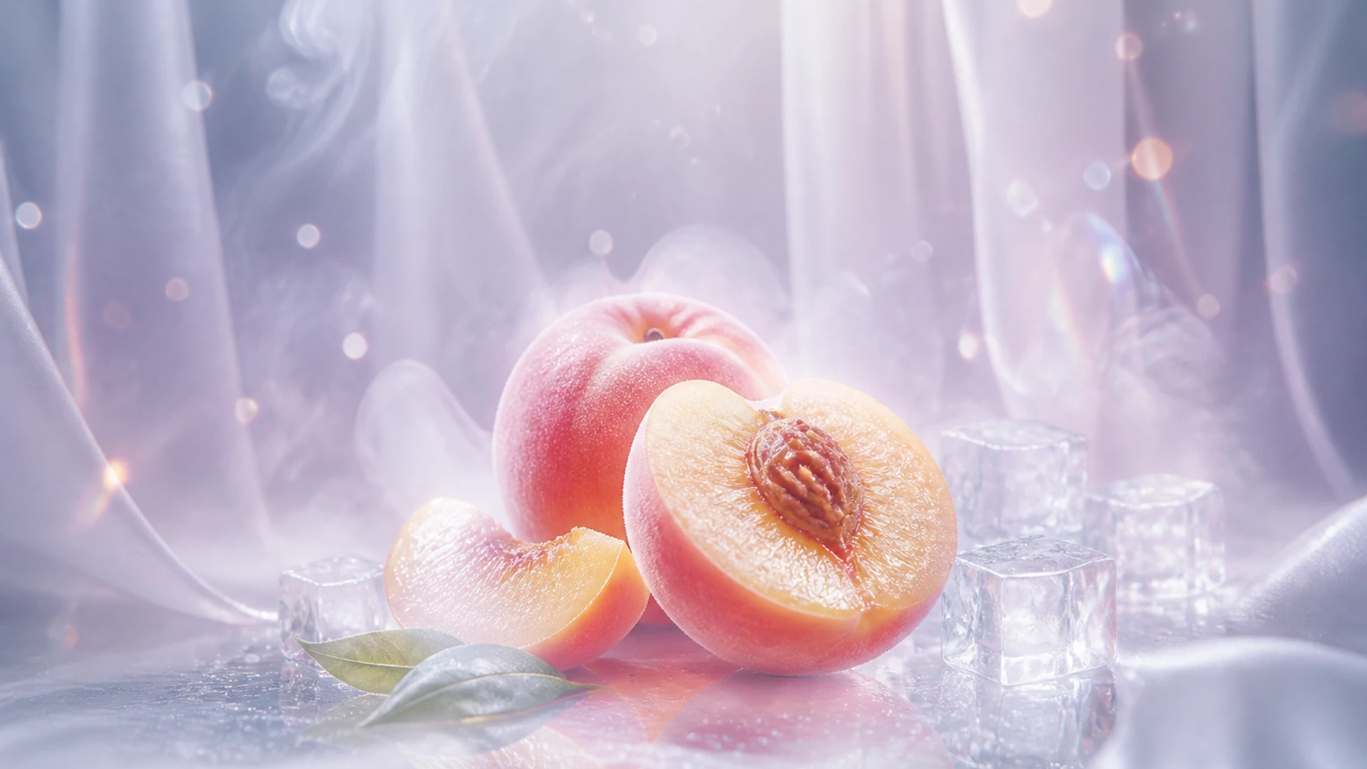 ALIBARBAR 9000 Peach Ice flavour concept artwork