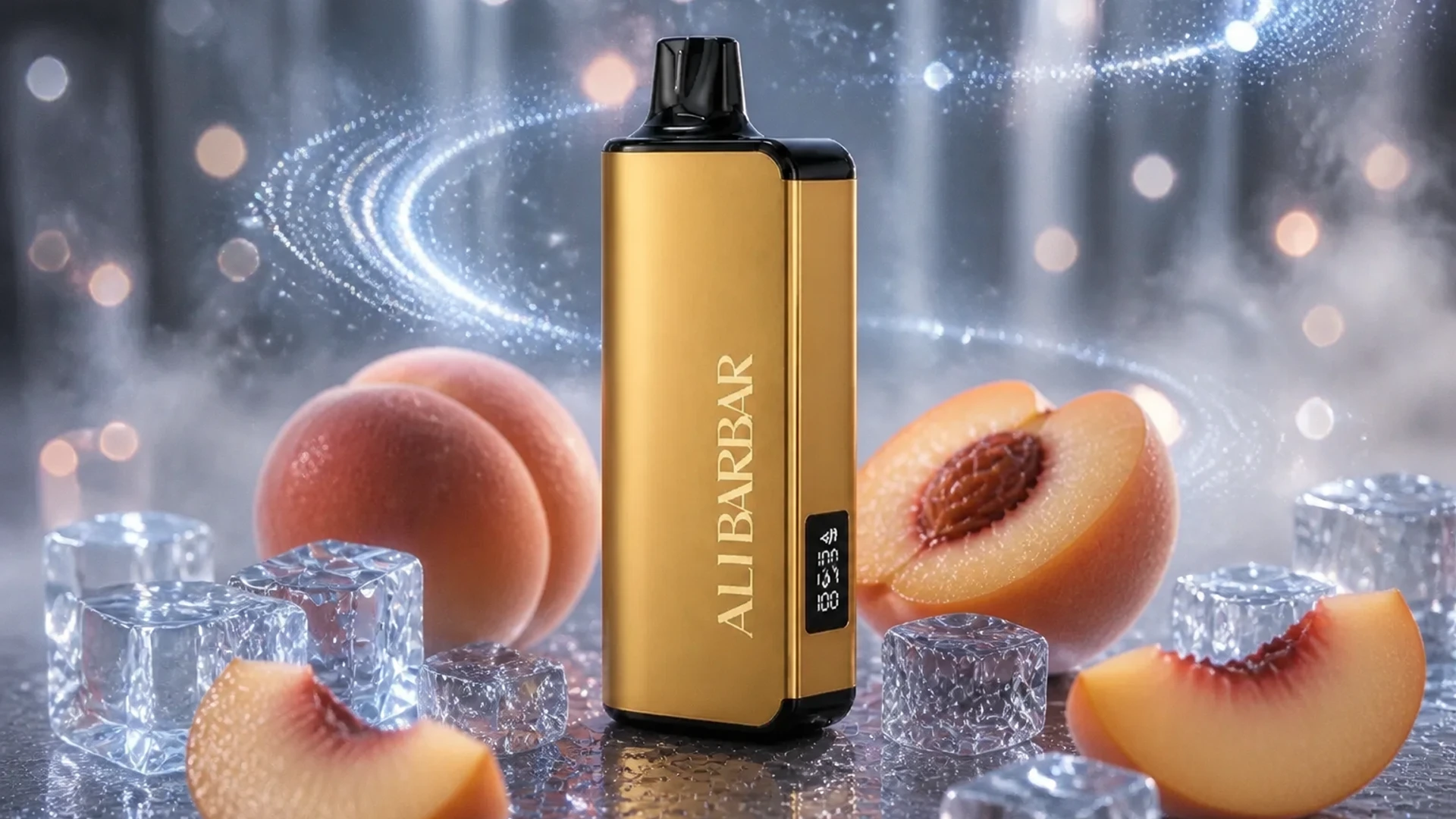 ALIBARBAR 9000 Peach Ice lifestyle flavour scene