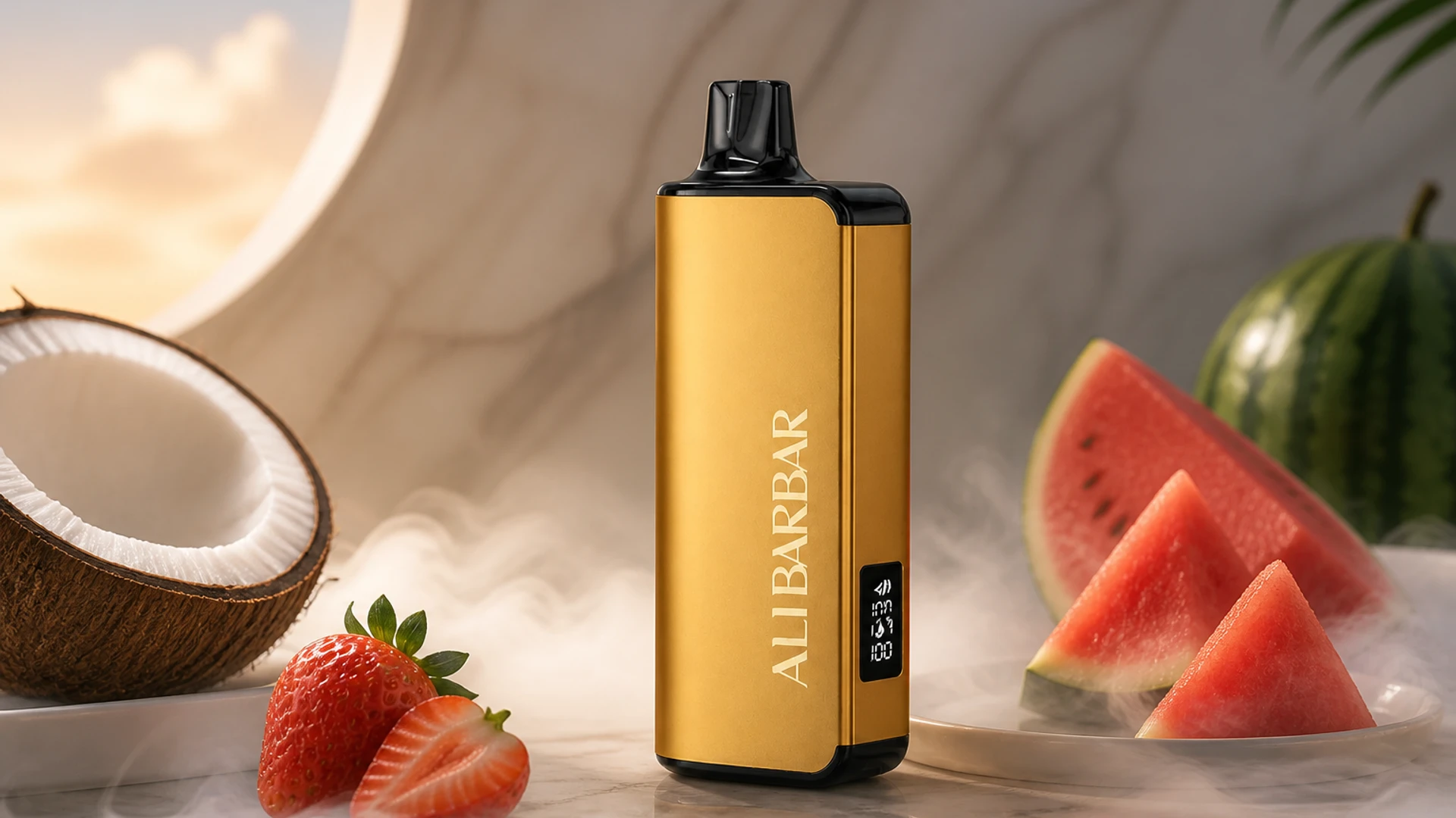 ALIBARBAR 9000 Strawberry Coconut Watermelon product image