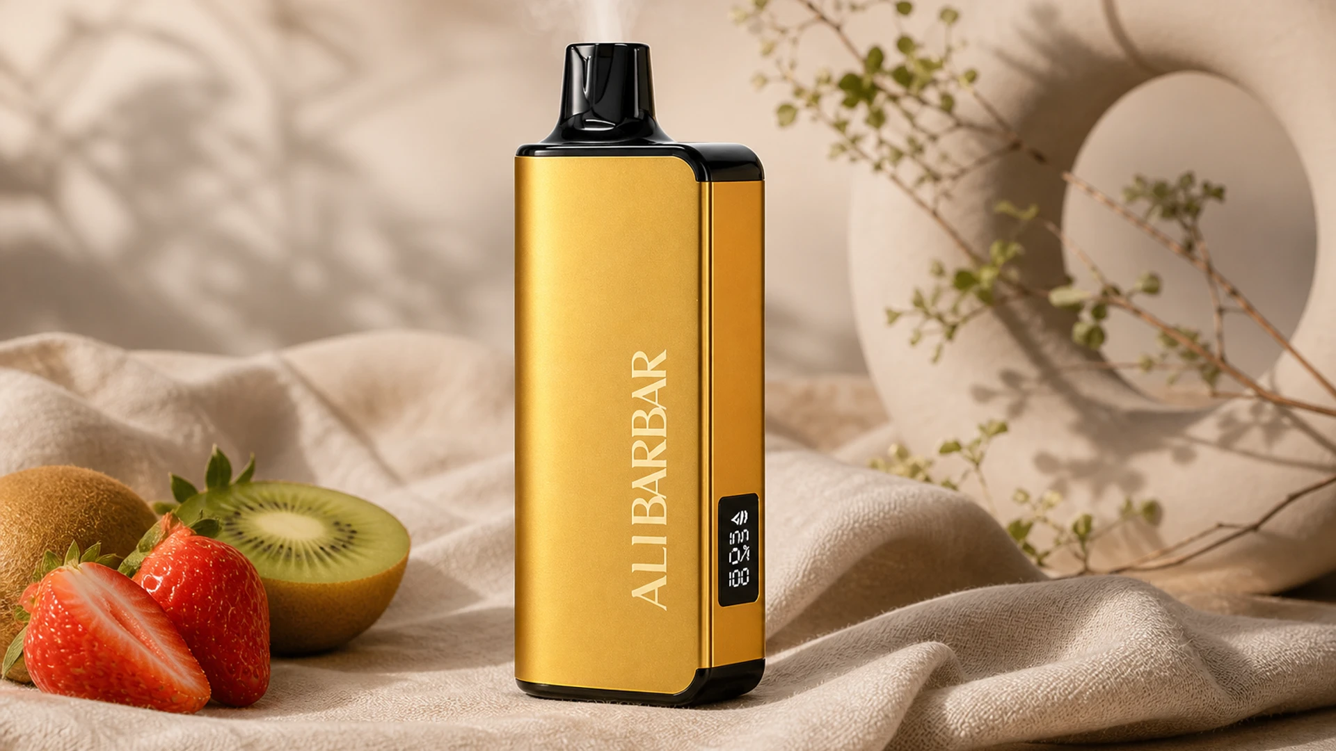 ALIBARBAR 9000 Strawberry Kiwi atmospheric flavour artwork