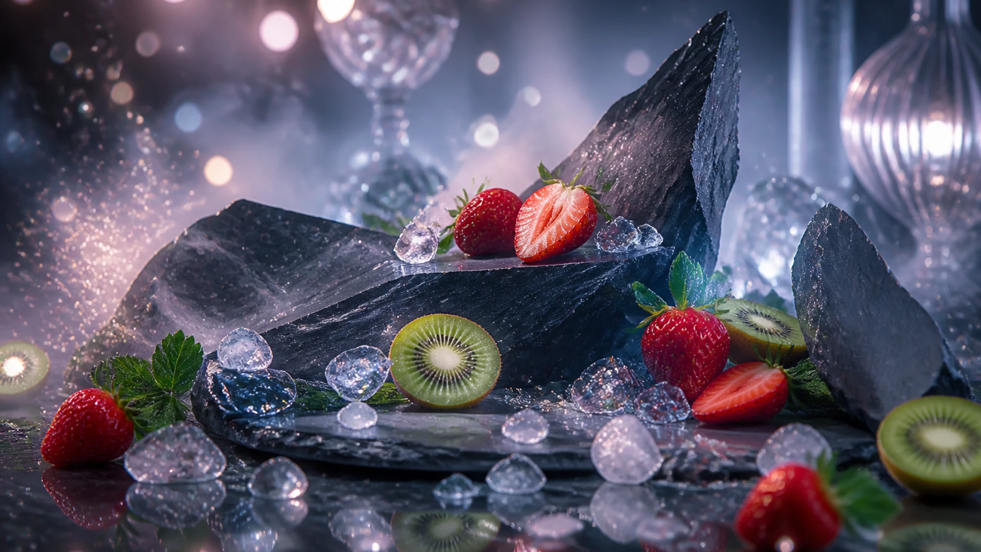 ALIBARBAR 9000 Strawberry Kiwi flavour concept artwork