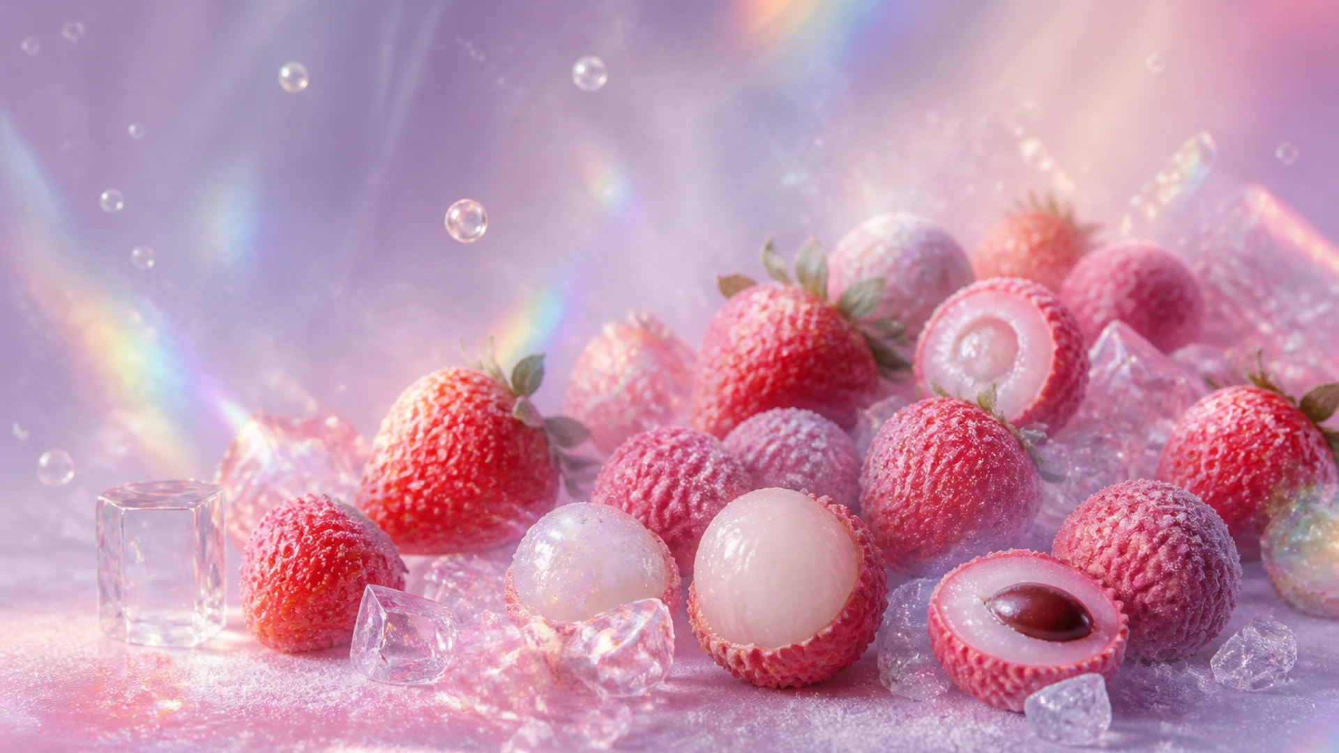 ALIBARBAR 9000 Strawberry Lychee flavour concept artwork