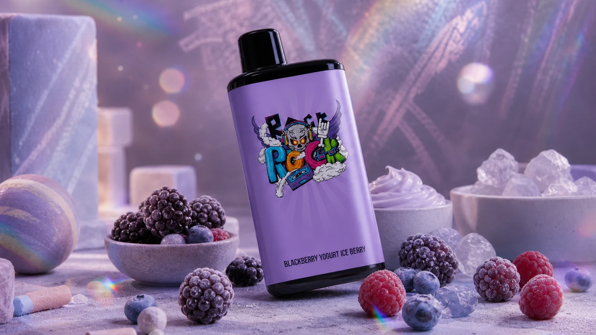 IGET Bar Pro 10000 Blackberry Yogurt Ice Berry atmospheric flavour artwork