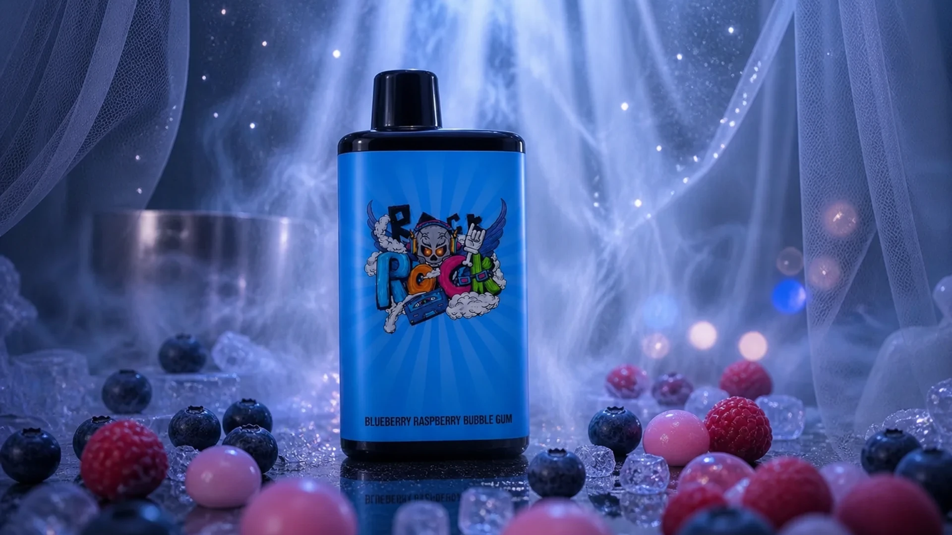 IGET Bar Pro 10000 Blueberry Raspberry Bubble Gum atmospheric flavour artwork