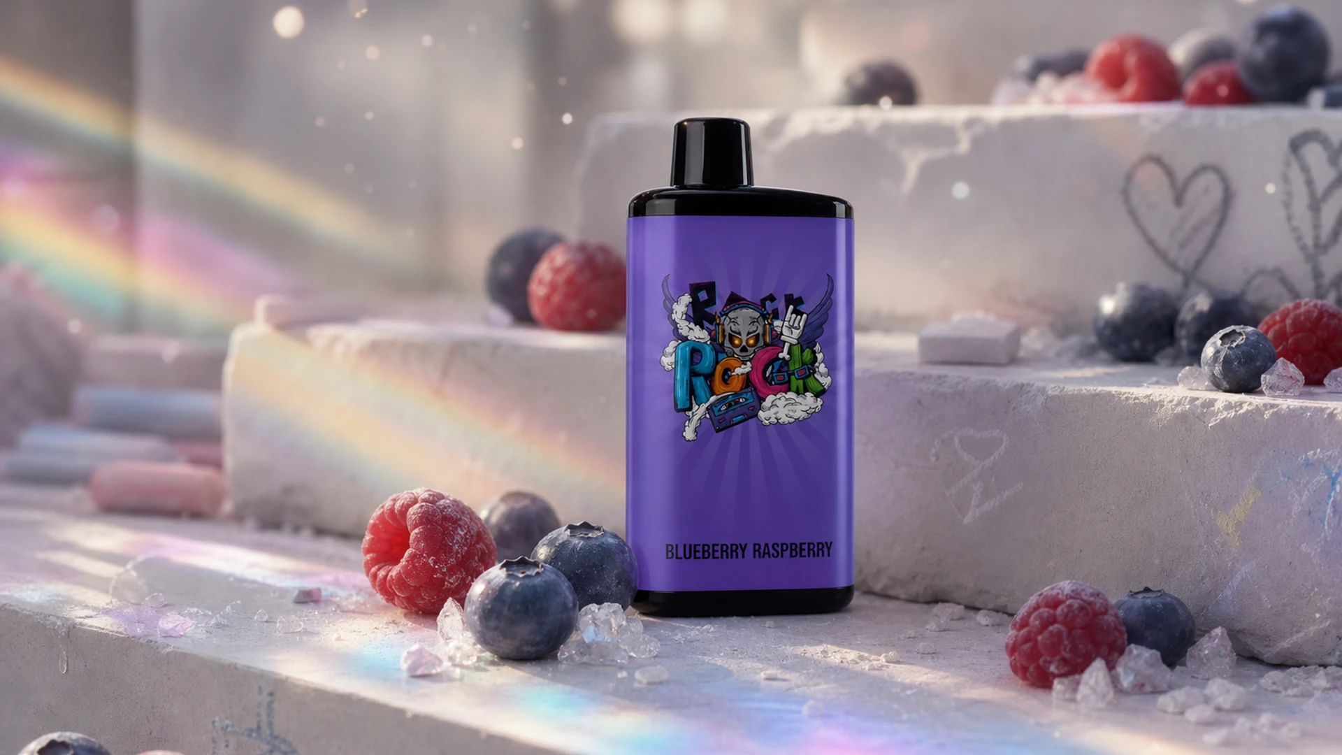 IGET Bar Pro 10000 Blueberry Raspberry atmospheric flavour artwork