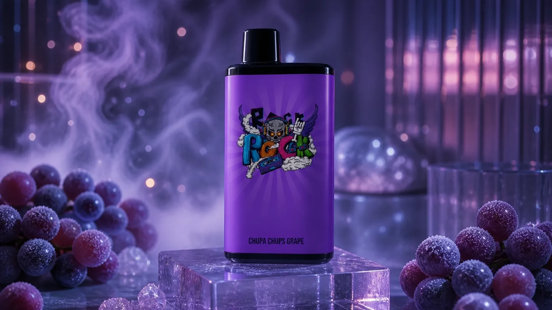 IGET Bar Pro 10000 Chupa Chups Grape lifestyle flavour scene