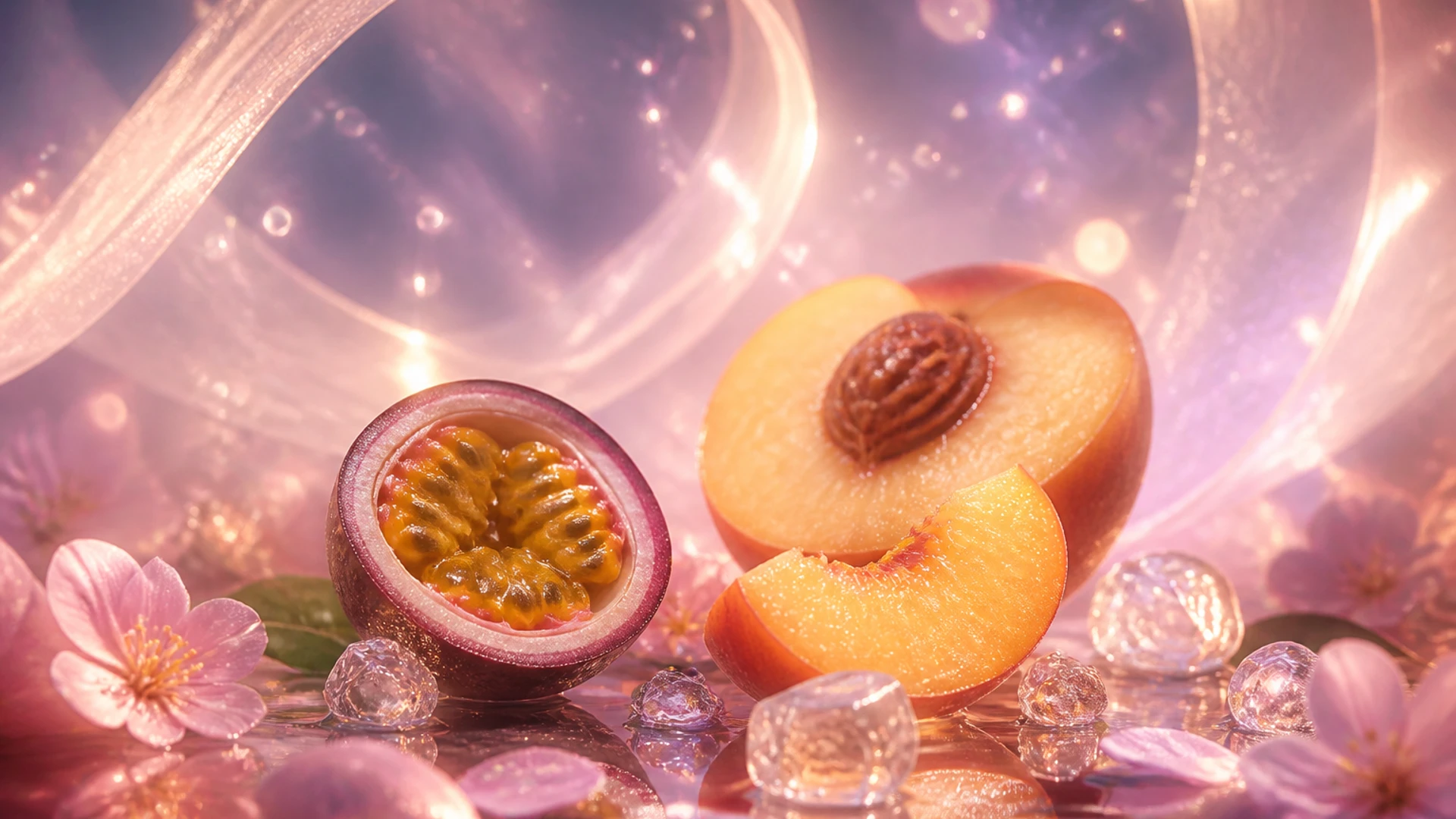 IGET Bar Pro 10000 Passion Fruit Peach Iced Tea flavour concept artwork
