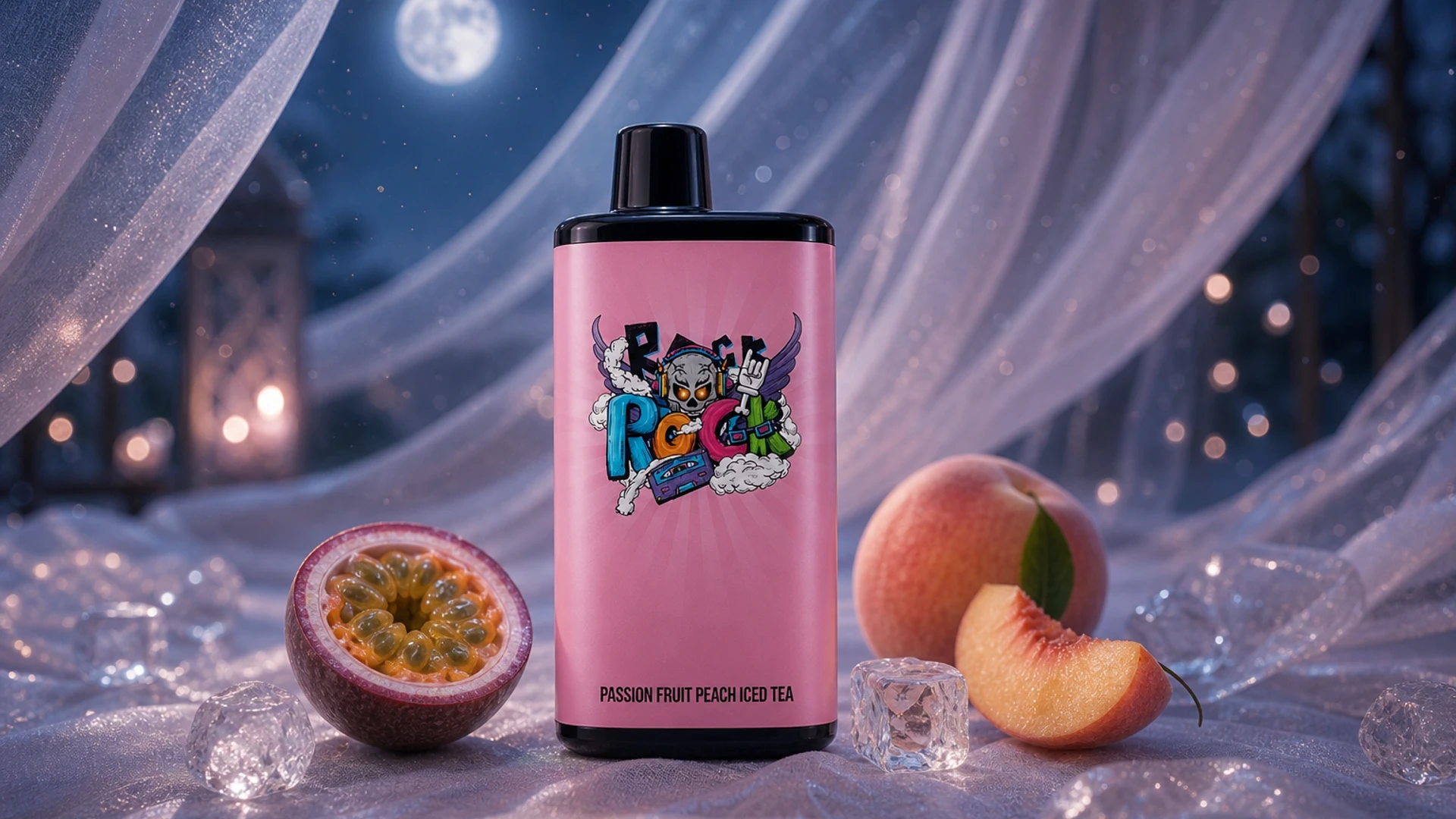 IGET Bar Pro 10000 Passion Fruit Peach Iced Tea lifestyle flavour scene