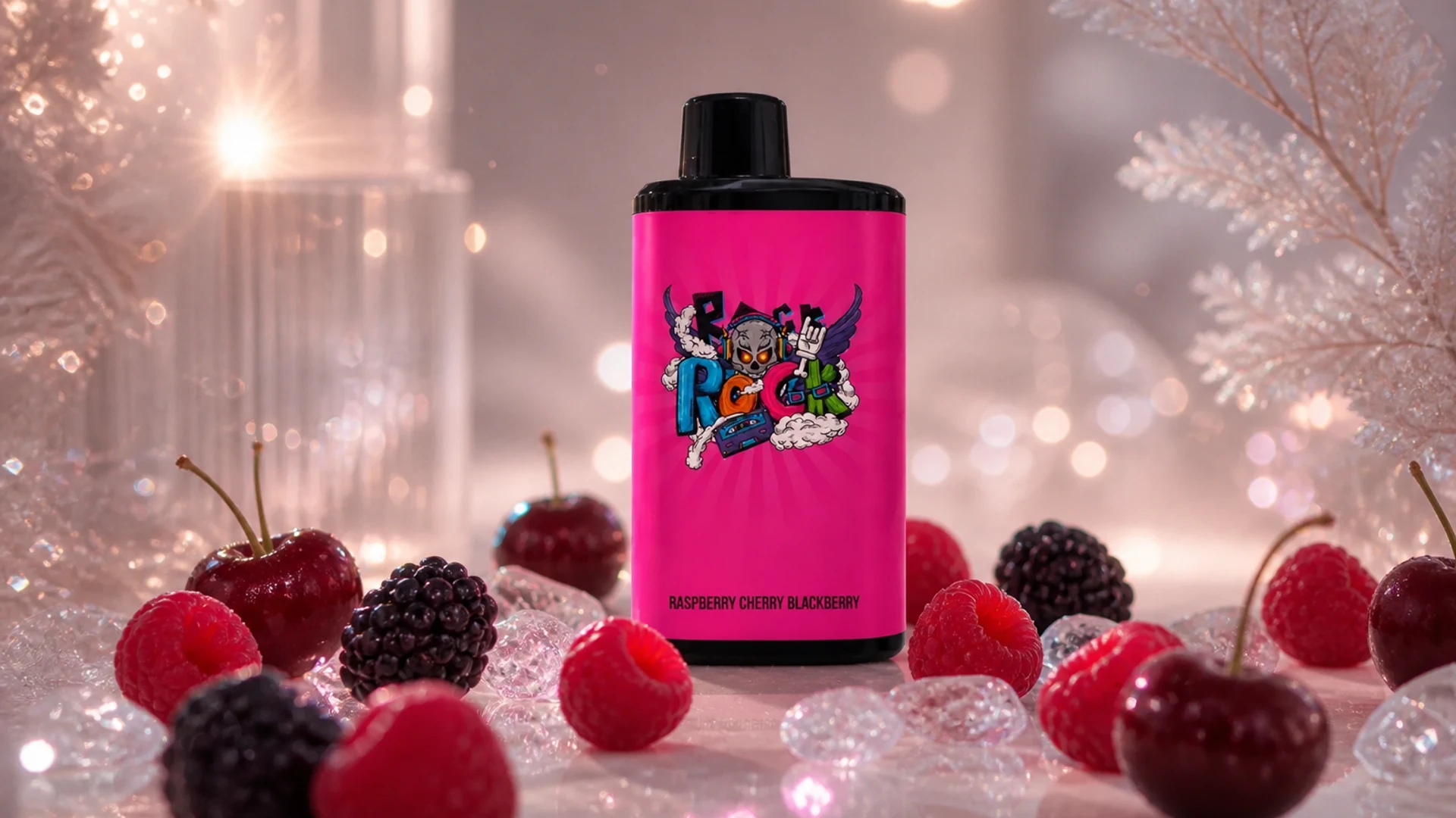 IGET Bar Pro 10000 Raspberry Cherry Blackberry lifestyle flavour scene