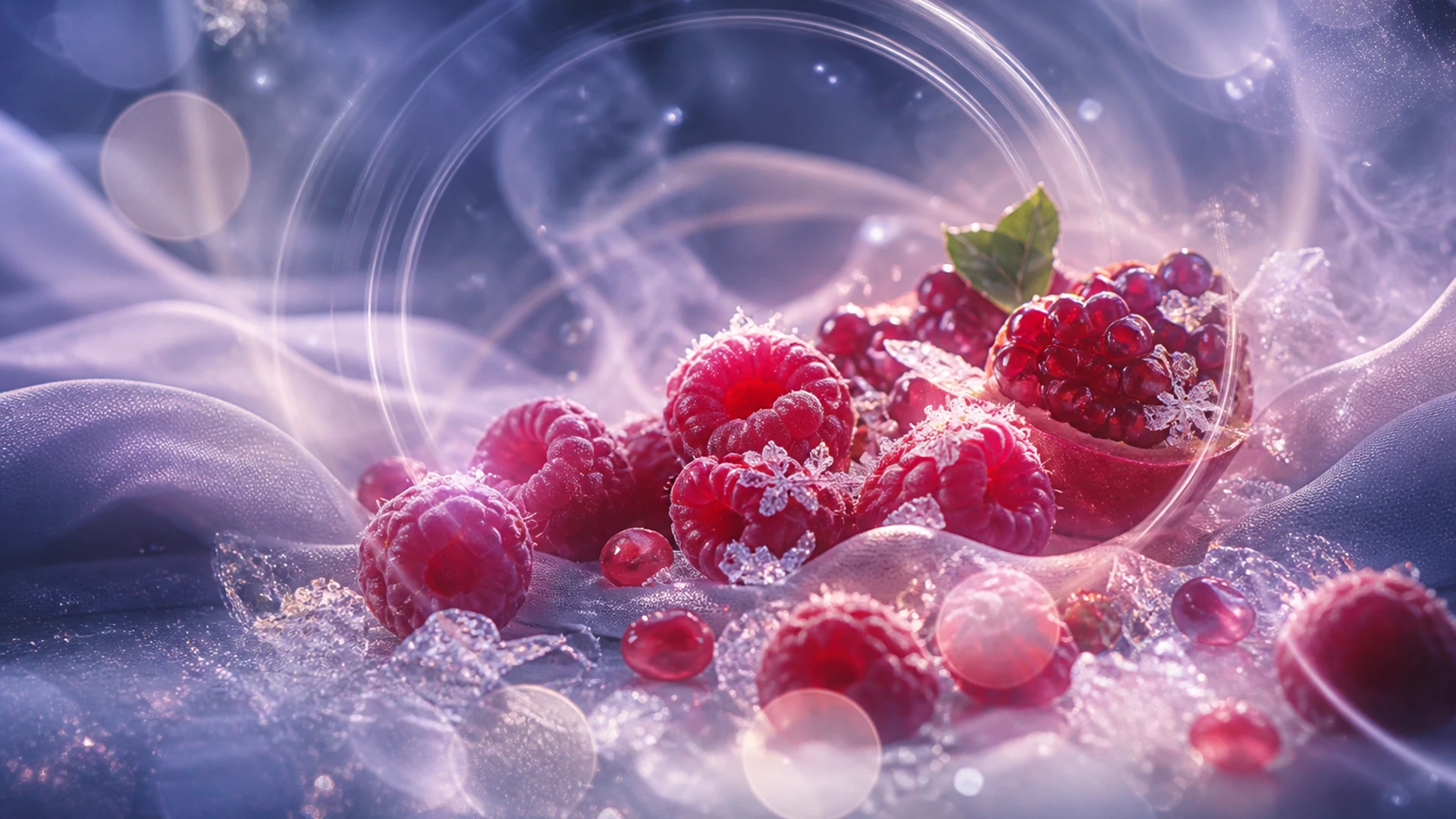 IGET Bar Pro 10000 Raspberry Pomegranate Ice Blast flavour concept artwork