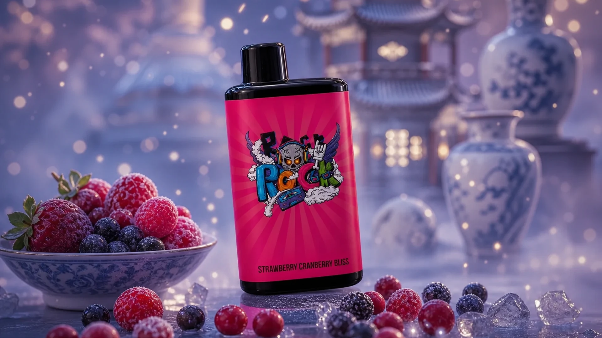 IGET Bar Pro 10000 Strawberry Cranberry Bliss lifestyle flavour scene