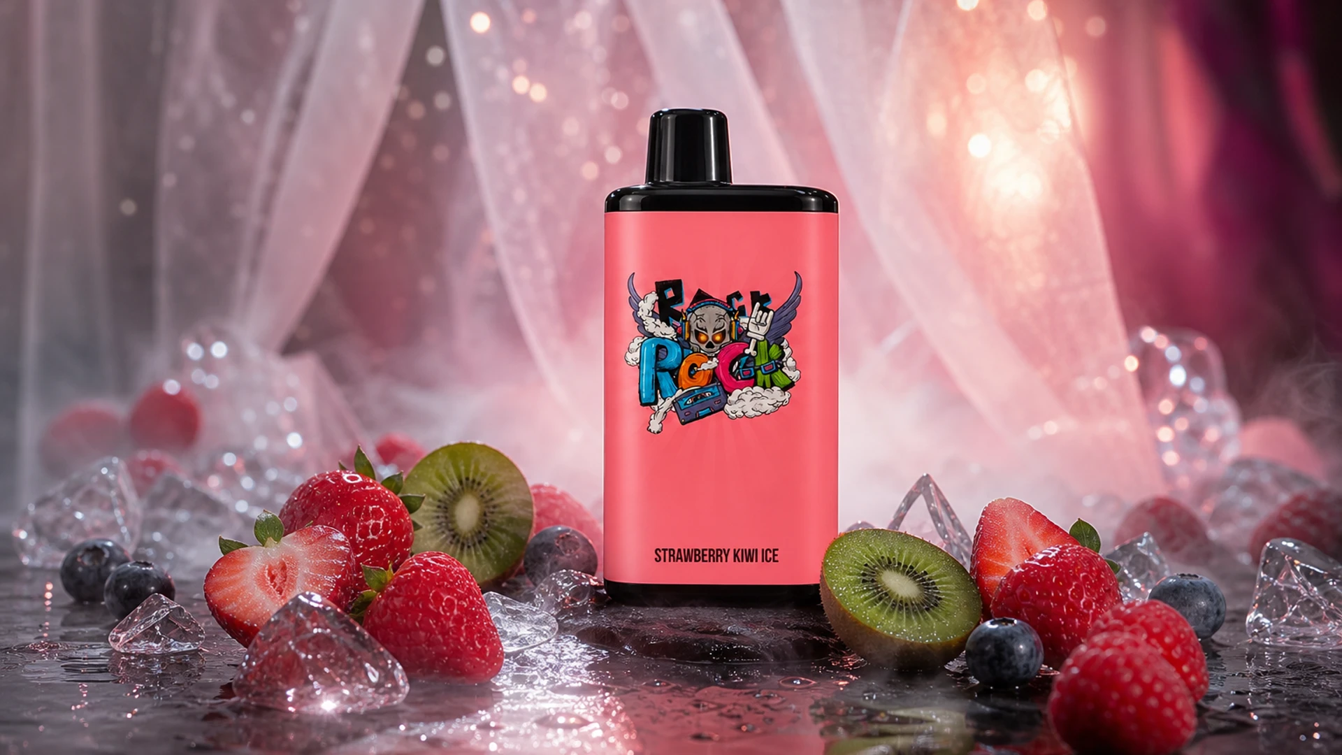 IGET Bar Pro 10000 Strawberry Kiwi Ice atmospheric flavour artwork