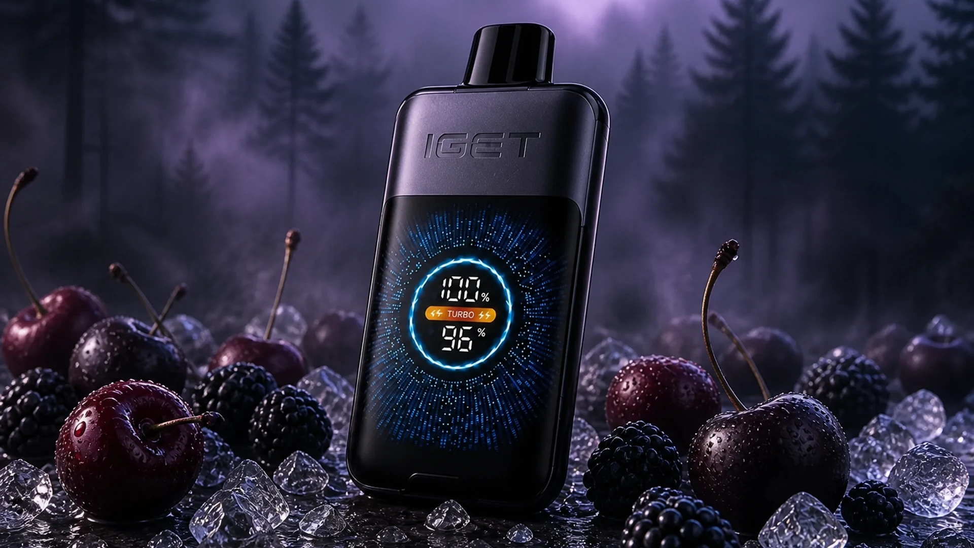 IGET One 12000 Black Forest atmospheric flavour artwork