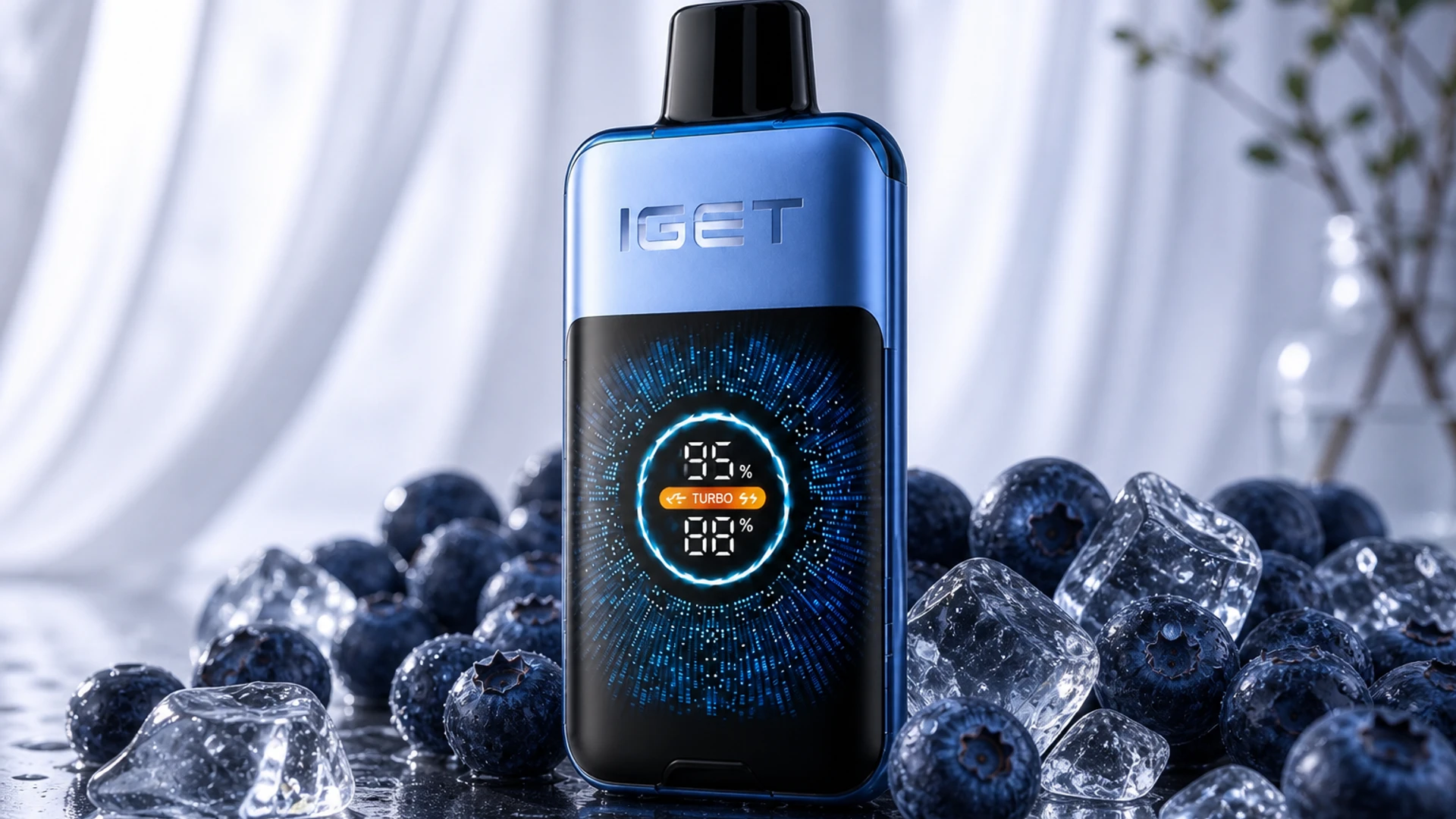IGET One 12000 Blue Monster atmospheric flavour artwork