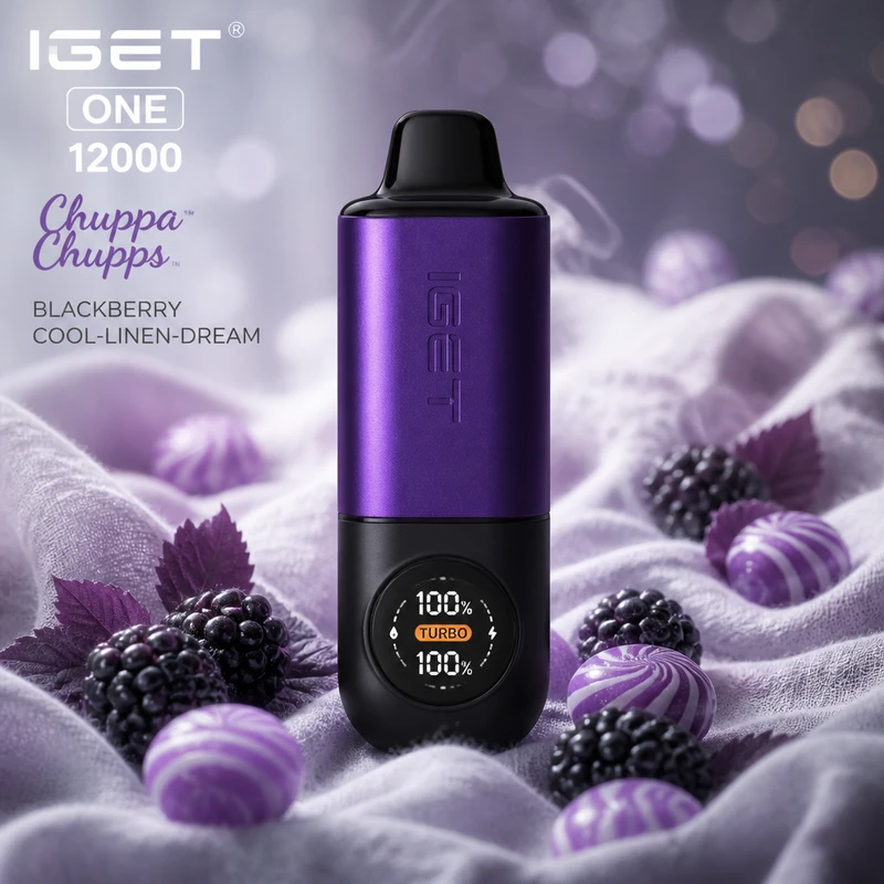 IGET One 12000 Chupa Chups Blackberry flavour product image