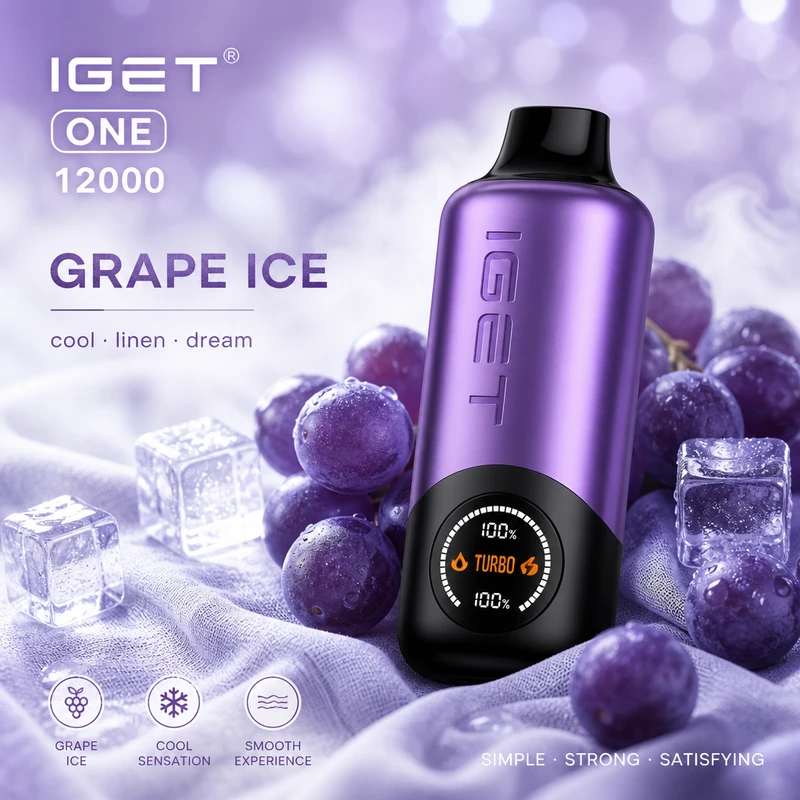 IGET One 12000 Grape Ice flavour product image