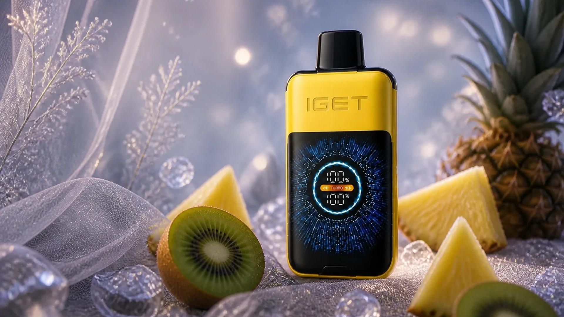 IGET One 12000 Kiwi Pineapple lifestyle flavour scene