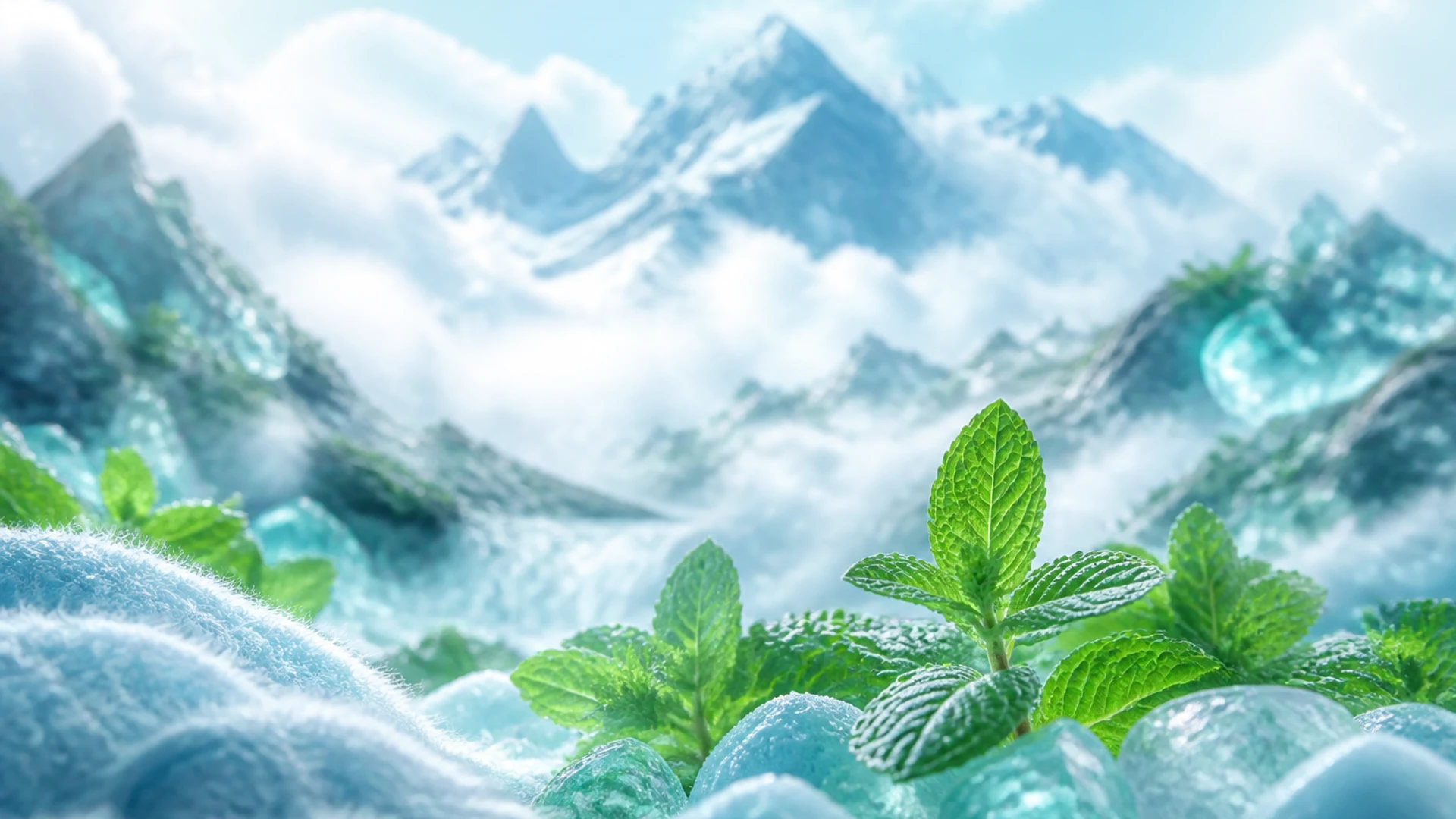 IGET One 12000 Mountain Spring Mint Ice flavour concept artwork