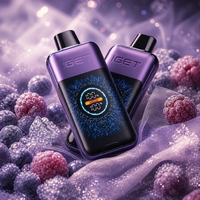 IGET One 12000 Raspberry Grape Ice flavour product image